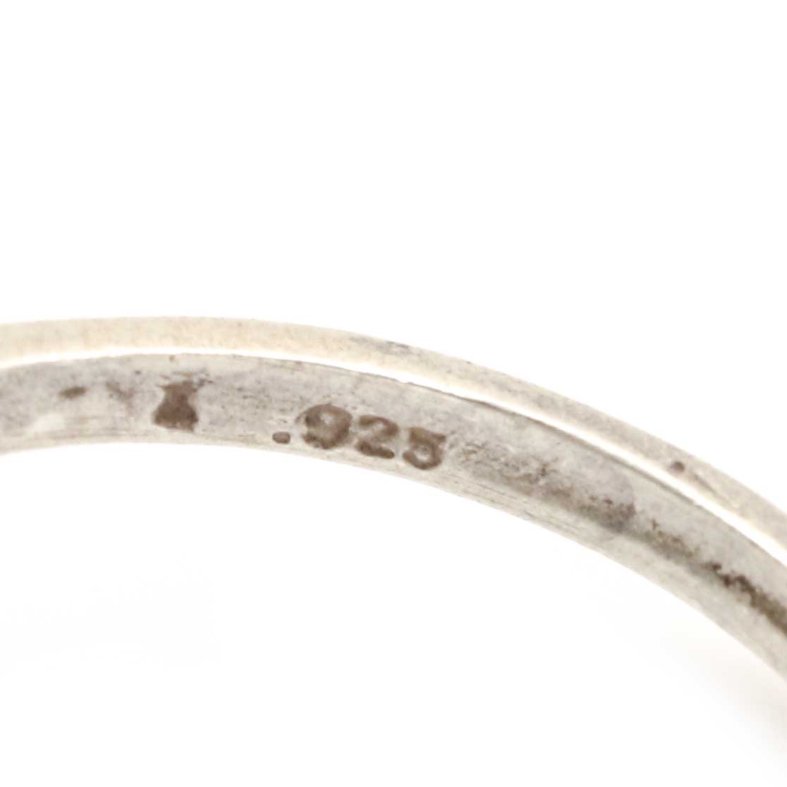 Sterling Silver Rings With Dyed Abalone and Amethyst