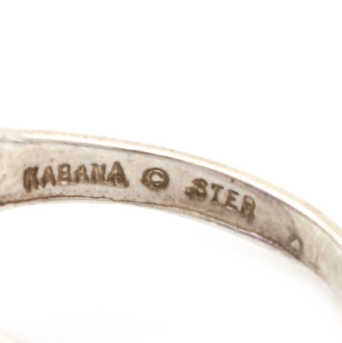 Sterling Silver Rings With Dyed Abalone and Amethyst