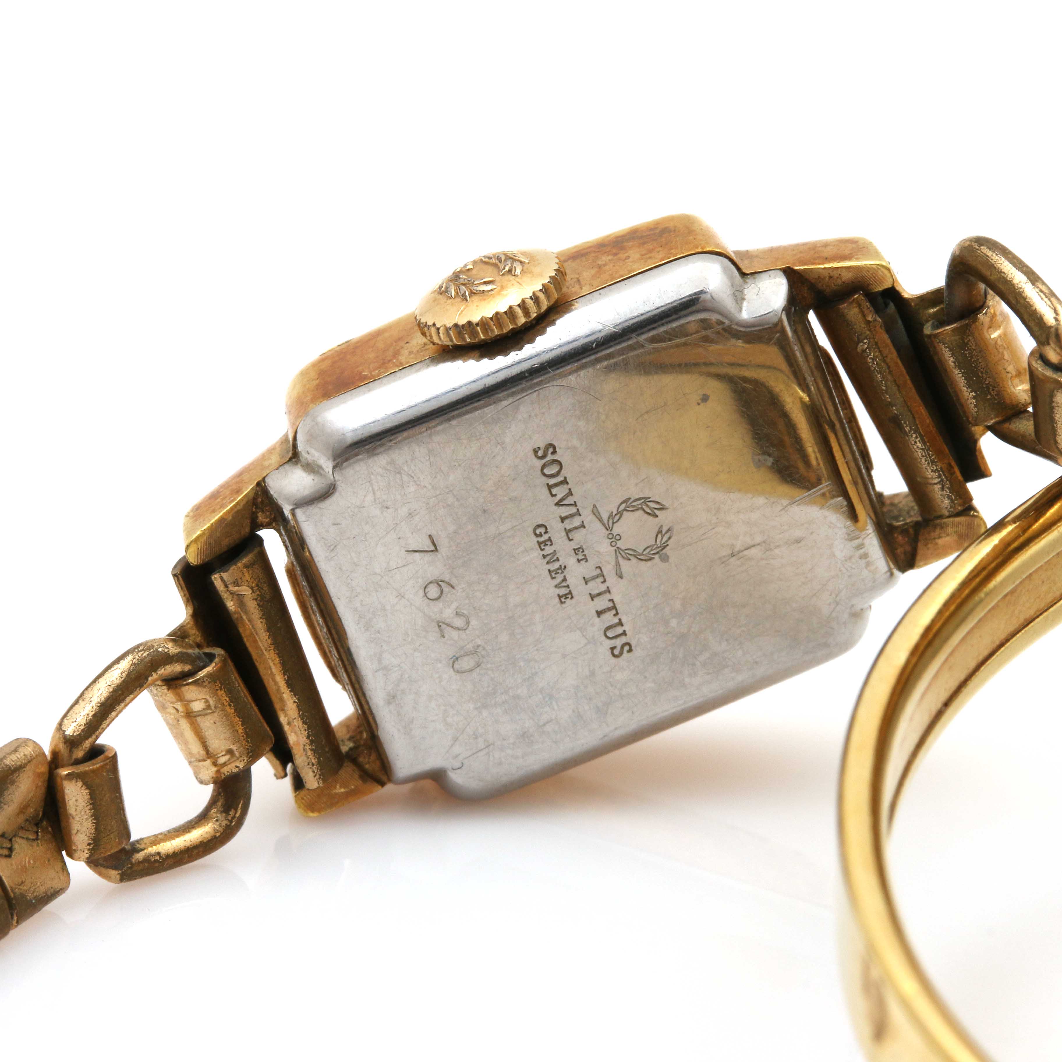 Solvil et Titus and Diantus Gold Tone Watches