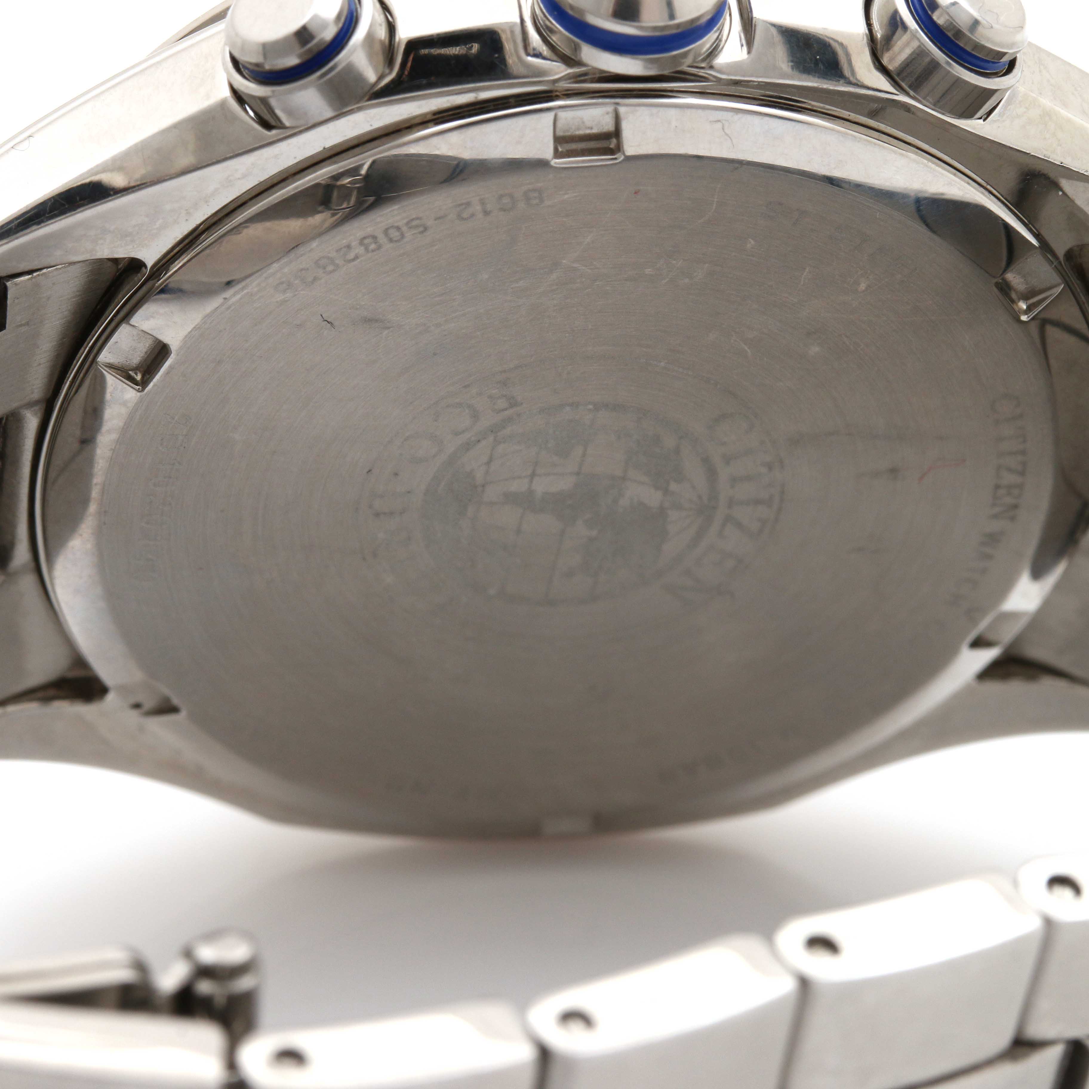 Citizen Eco-Drive Stainless Steel Chronograph Watch