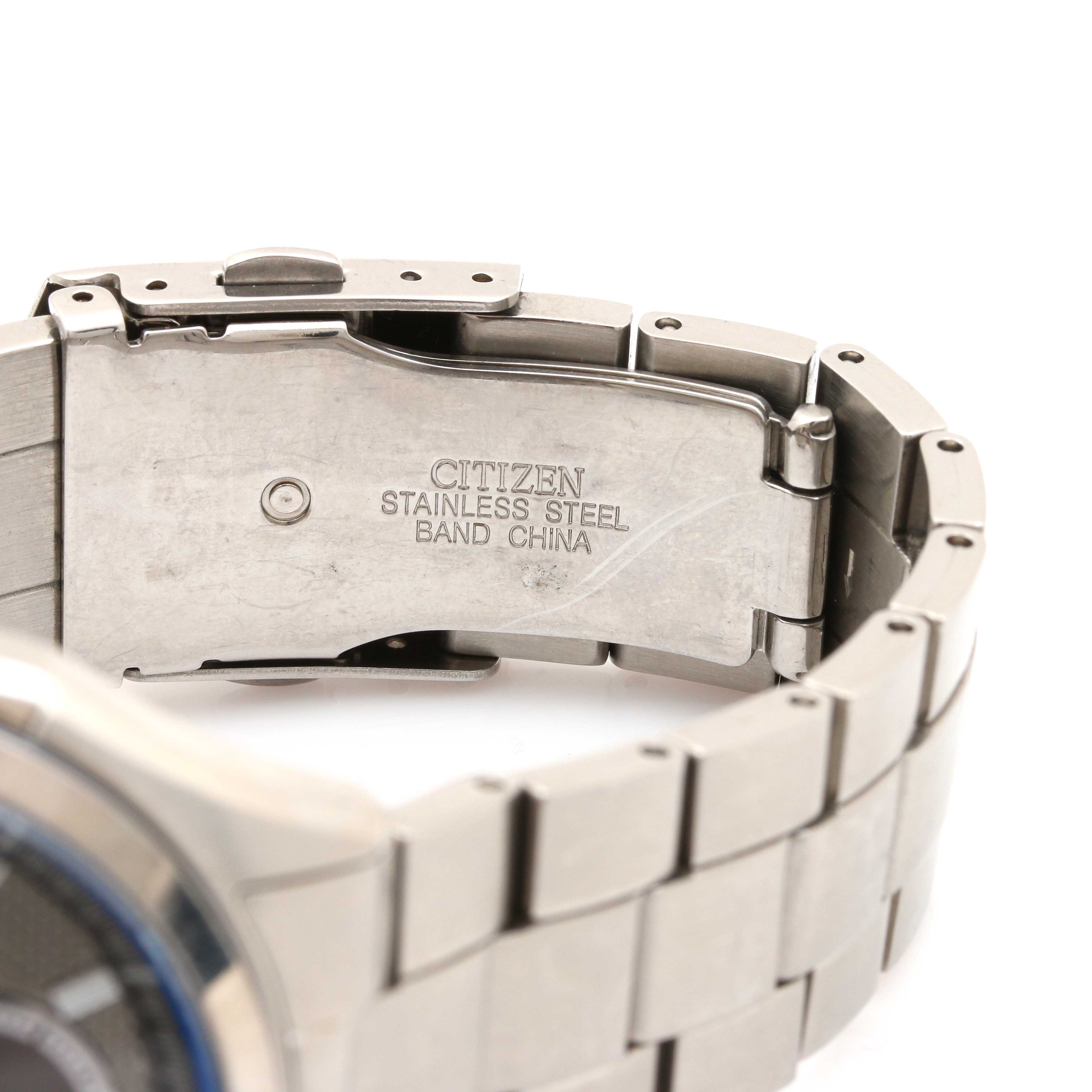 Citizen Eco-Drive Stainless Steel Chronograph Watch