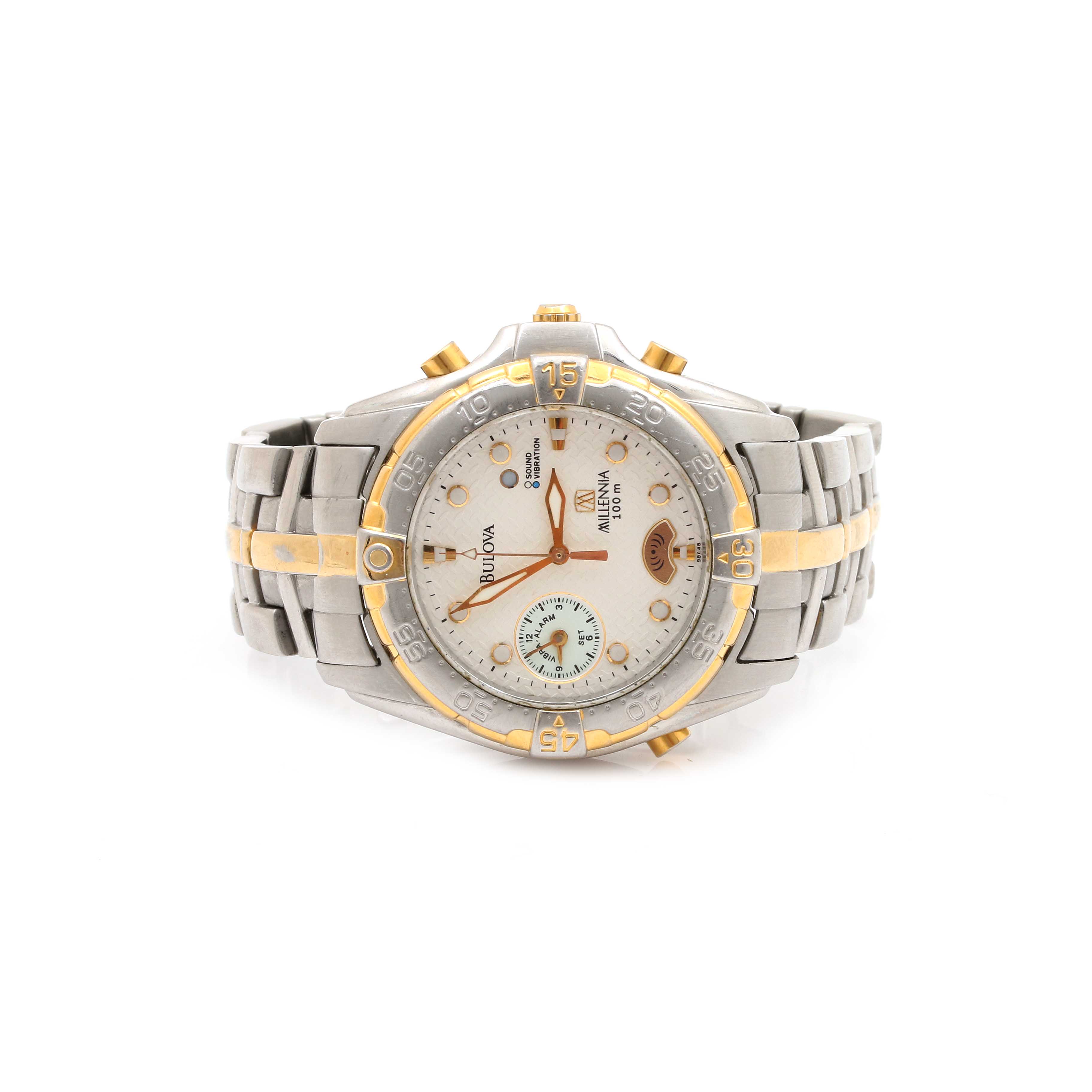 Bulova "Millenia" Stainless Steel Watch