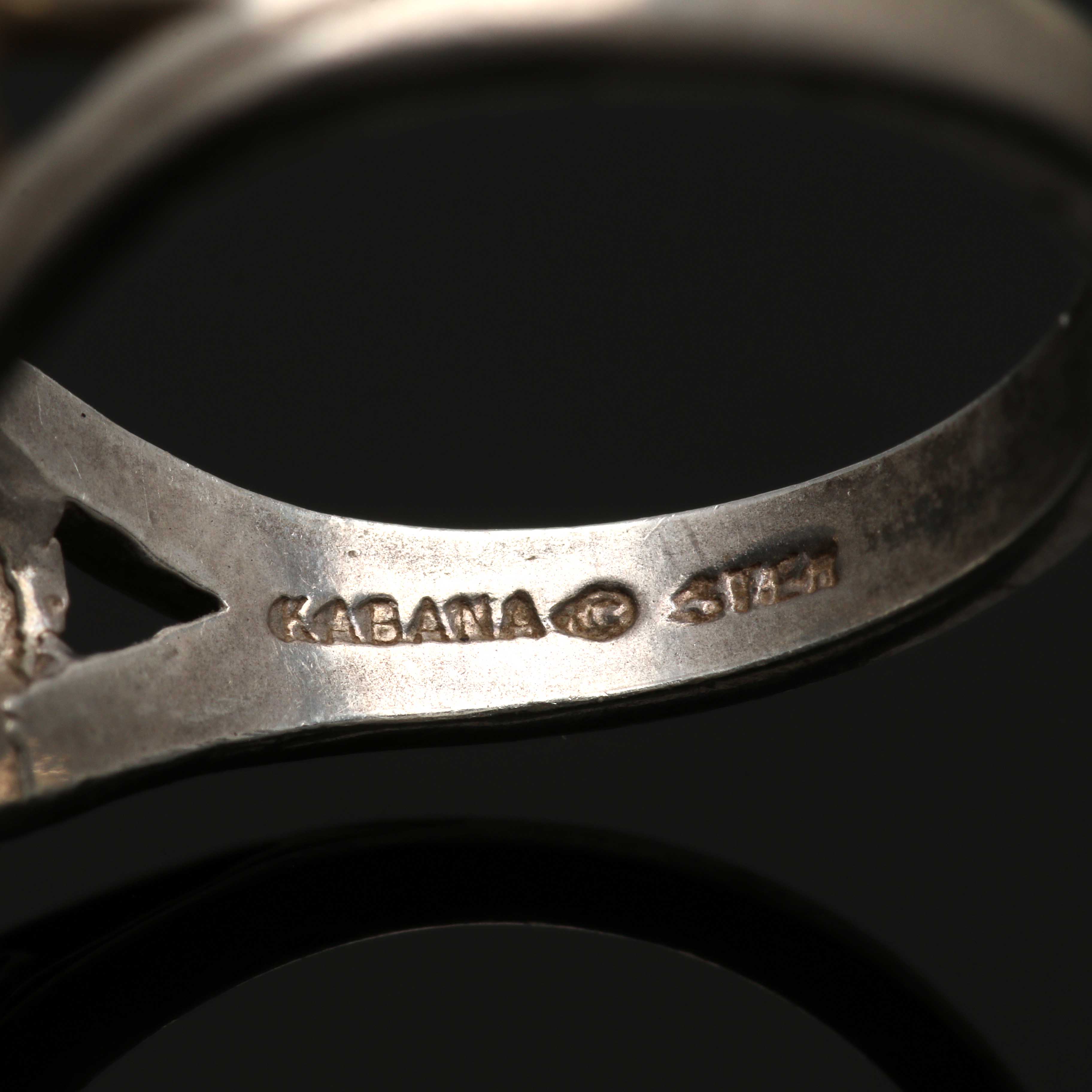 Four Sterling Silver Rings Featuring Amethyst and Moonstone