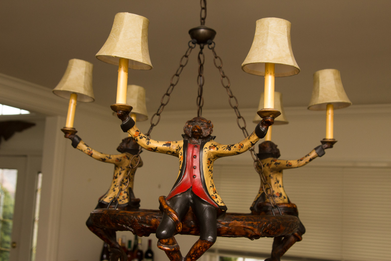 Decorative Monkey Themed Chandelier