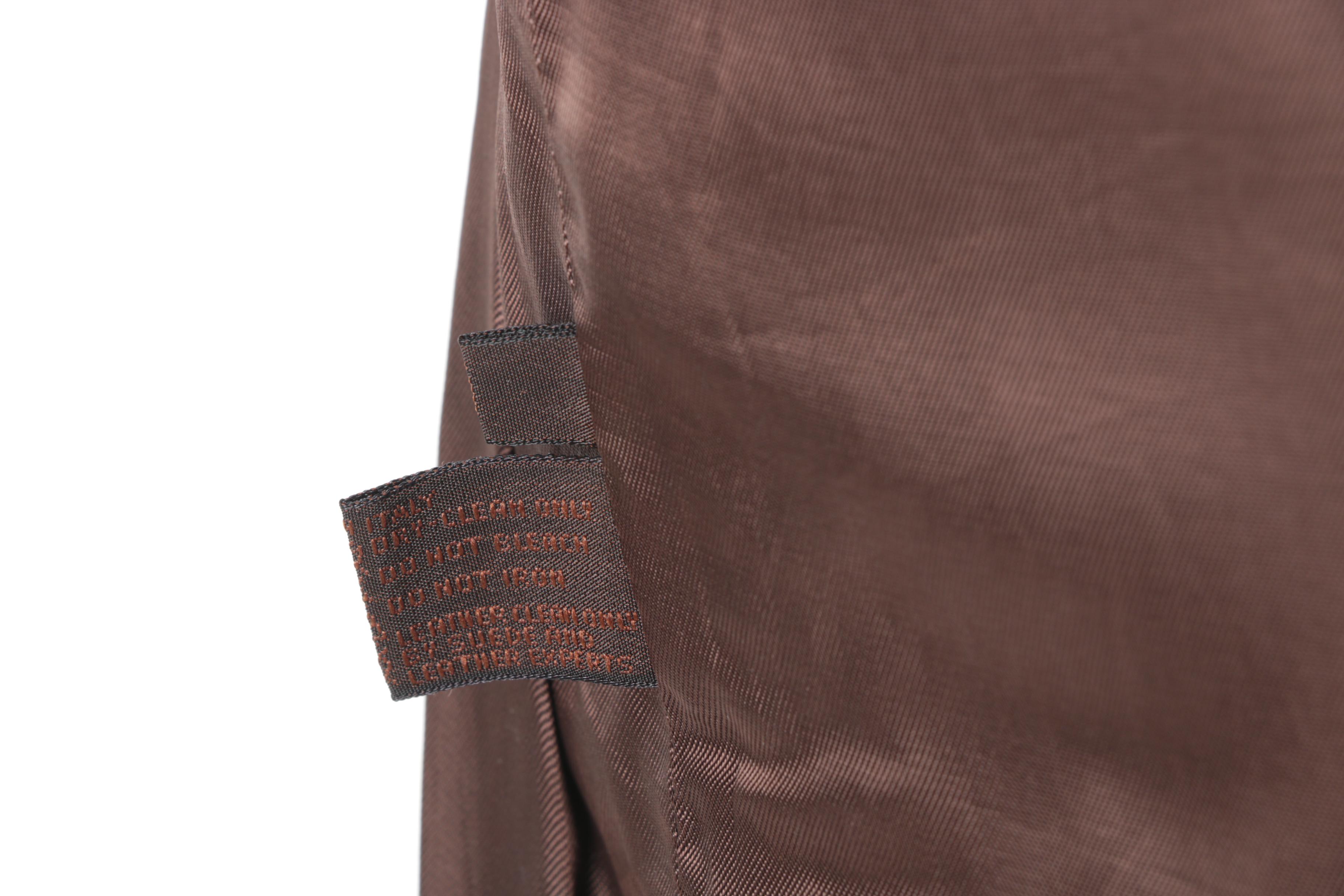 Women's Prada Black Leather Coat