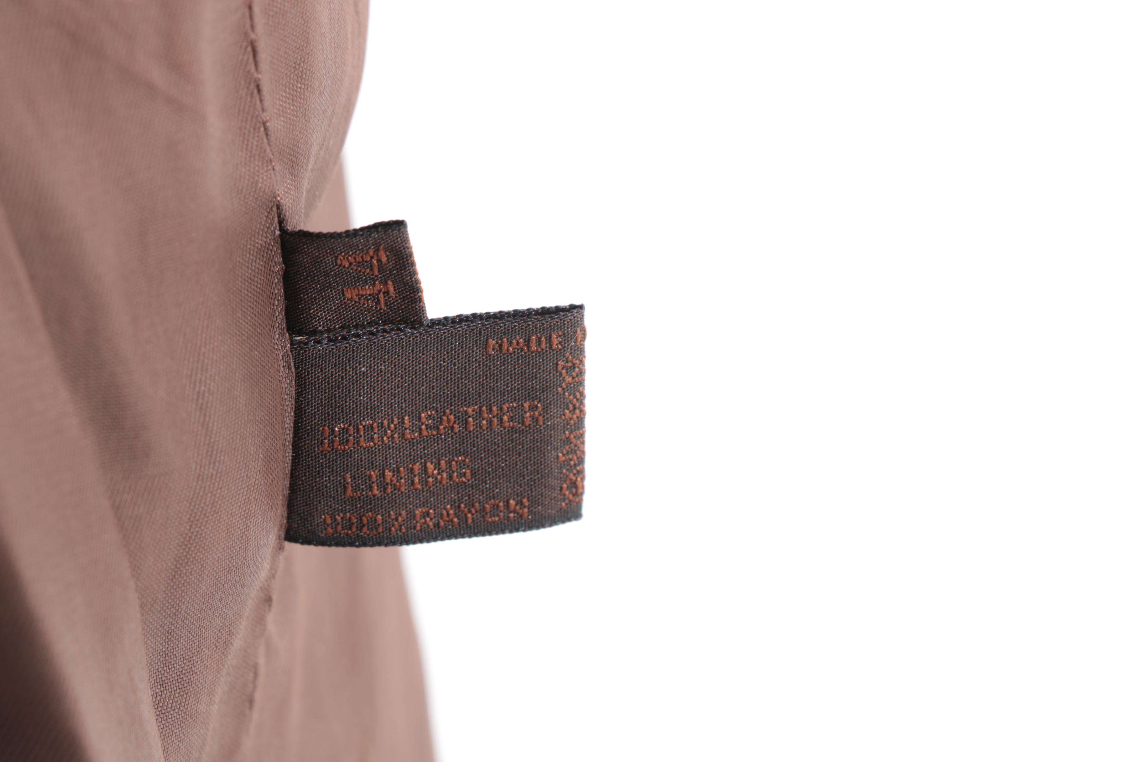 Women's Prada Black Leather Coat