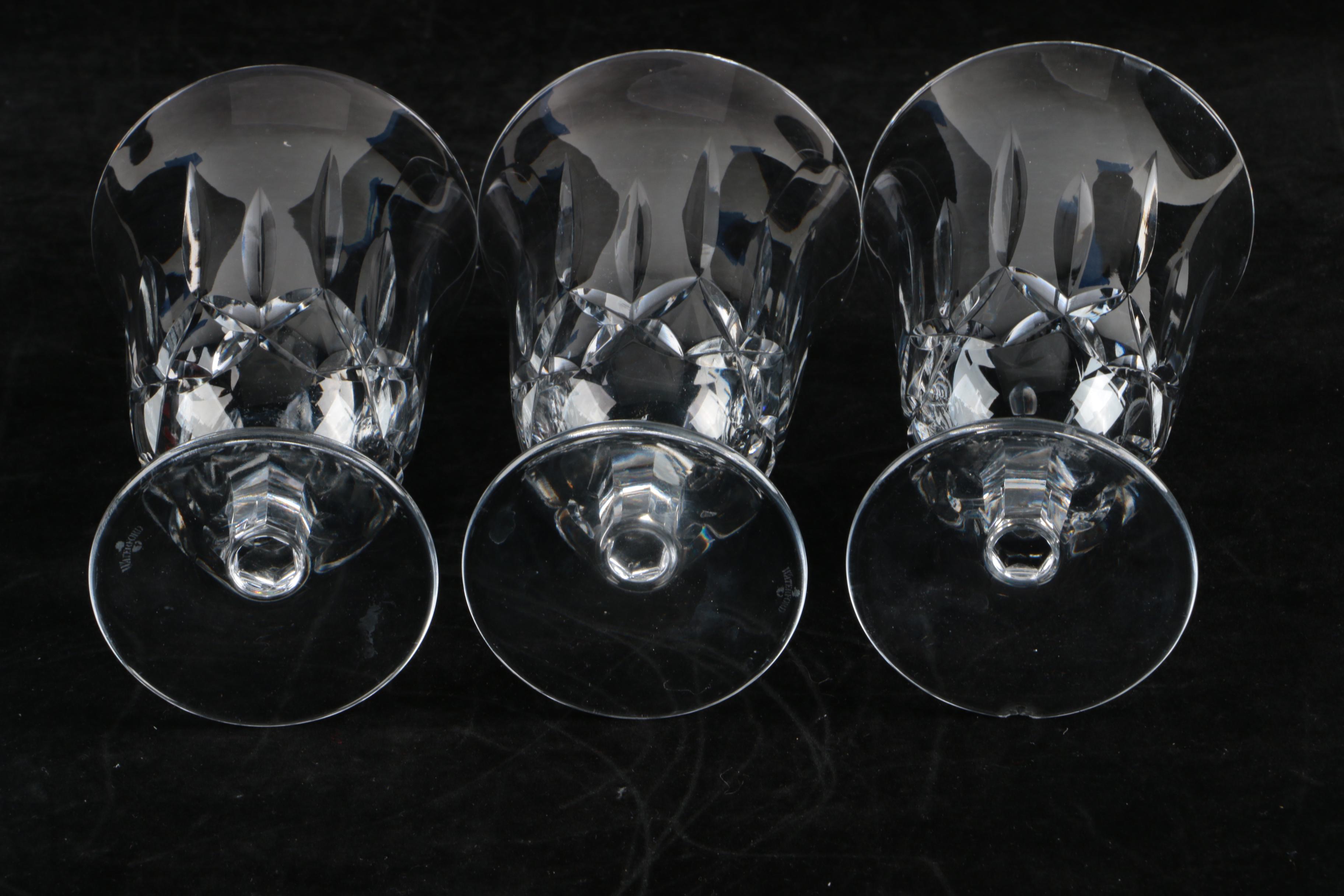 Waterford "Kildare" Crystal Iced Tea and White Wine Glasses