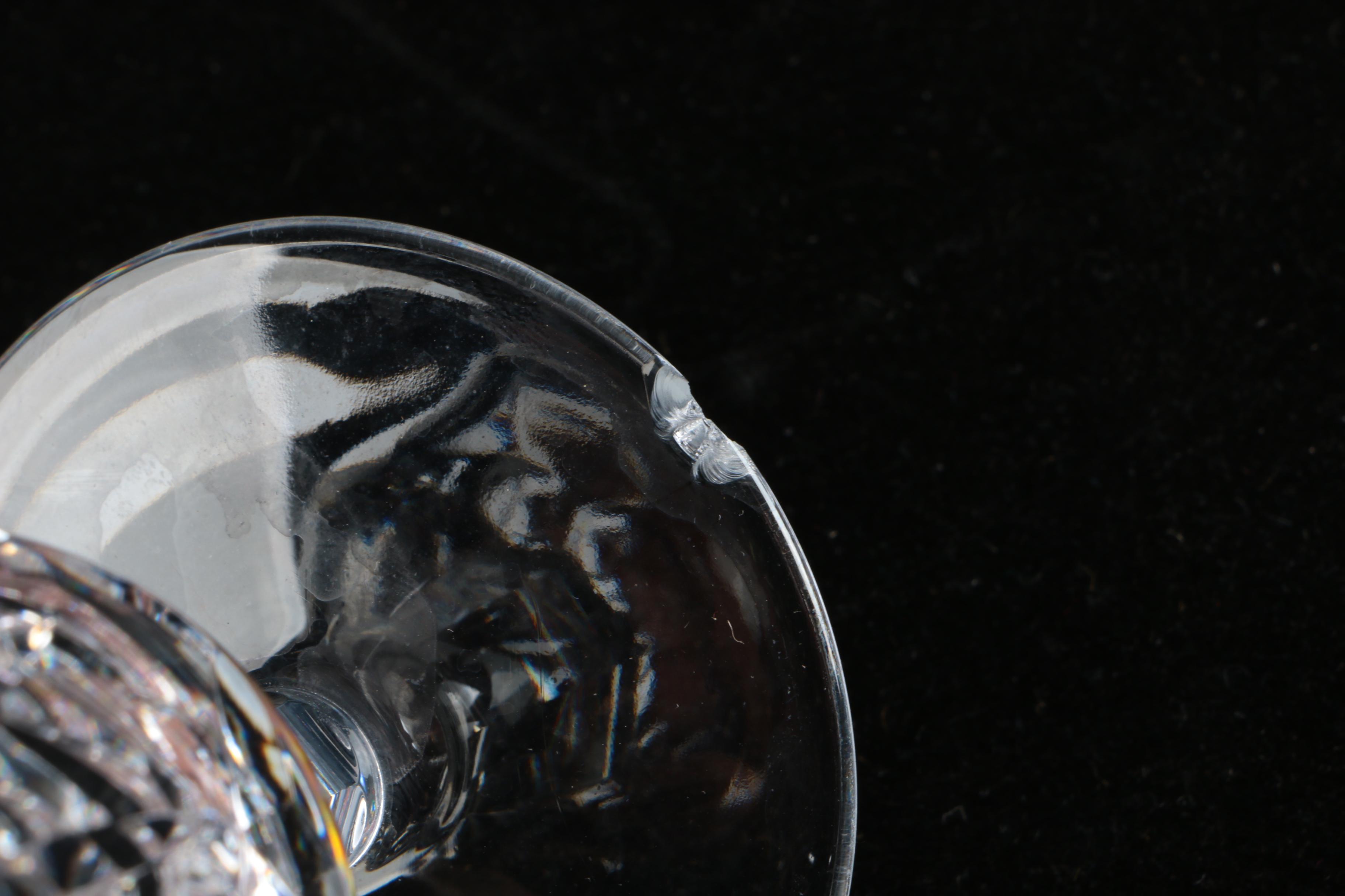 Waterford "Kildare" Crystal Iced Tea and White Wine Glasses