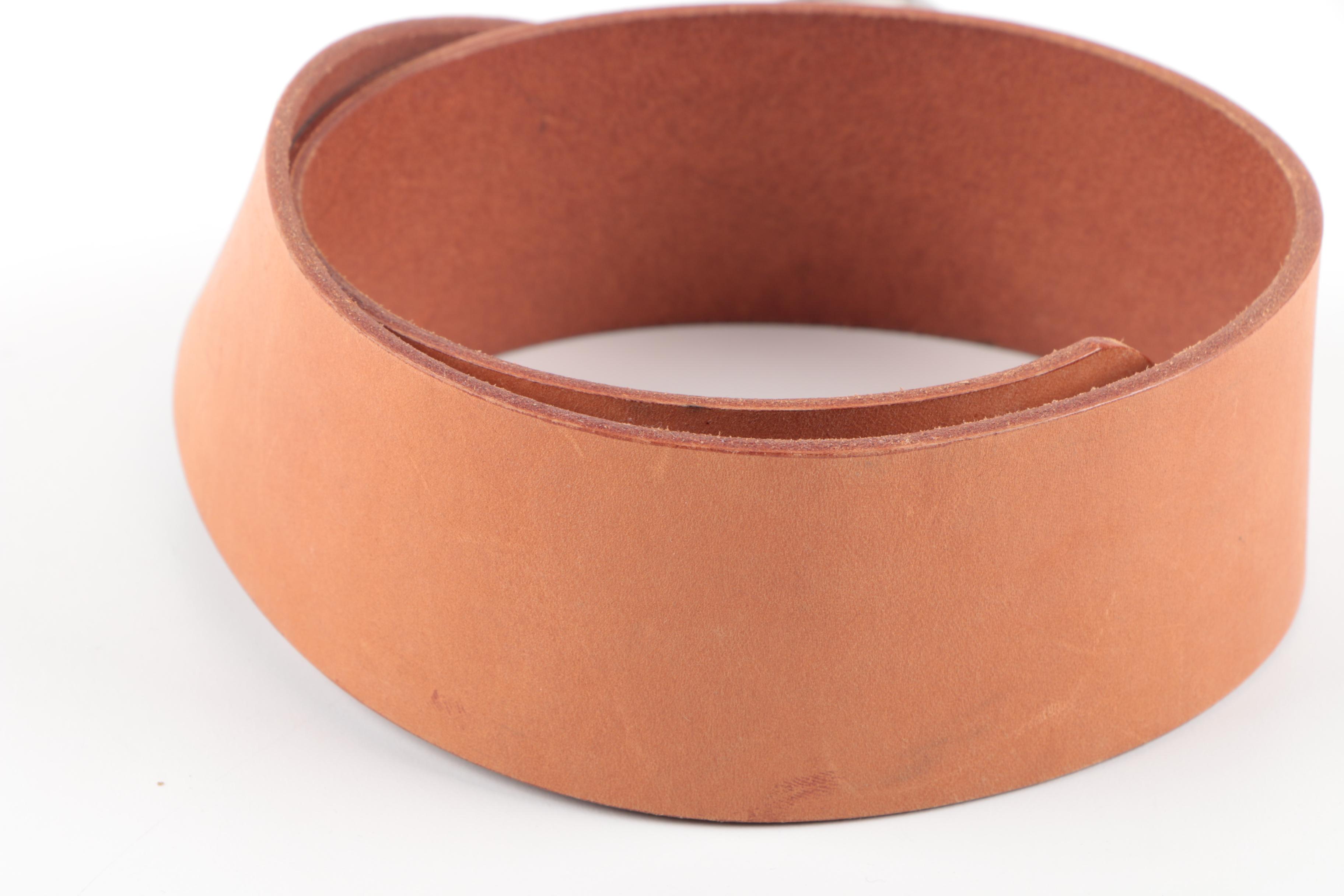 Ralph Lauren Rugby Leather Belt and Lee Imports Leather Stamp Holder