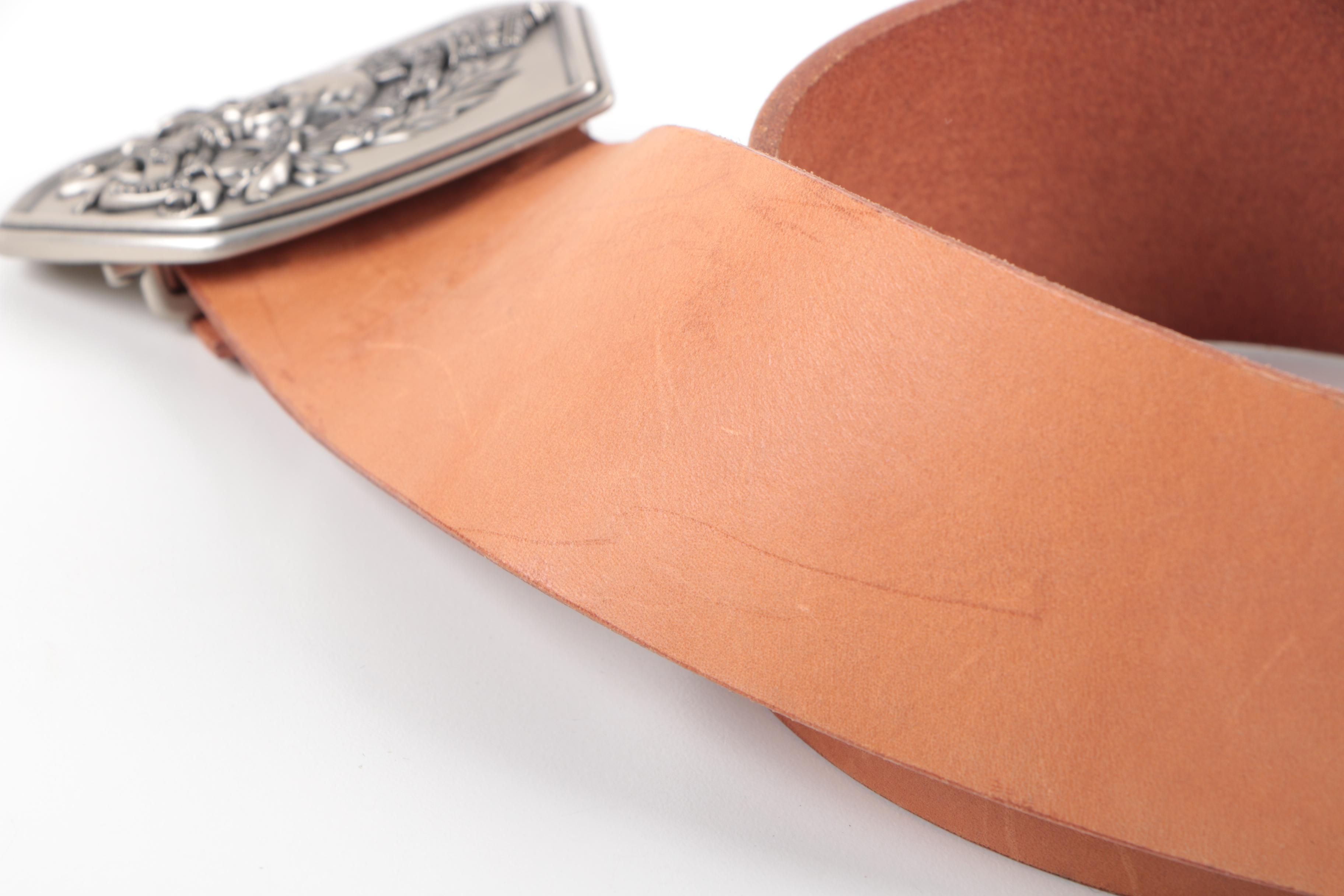 Ralph Lauren Rugby Leather Belt and Lee Imports Leather Stamp Holder