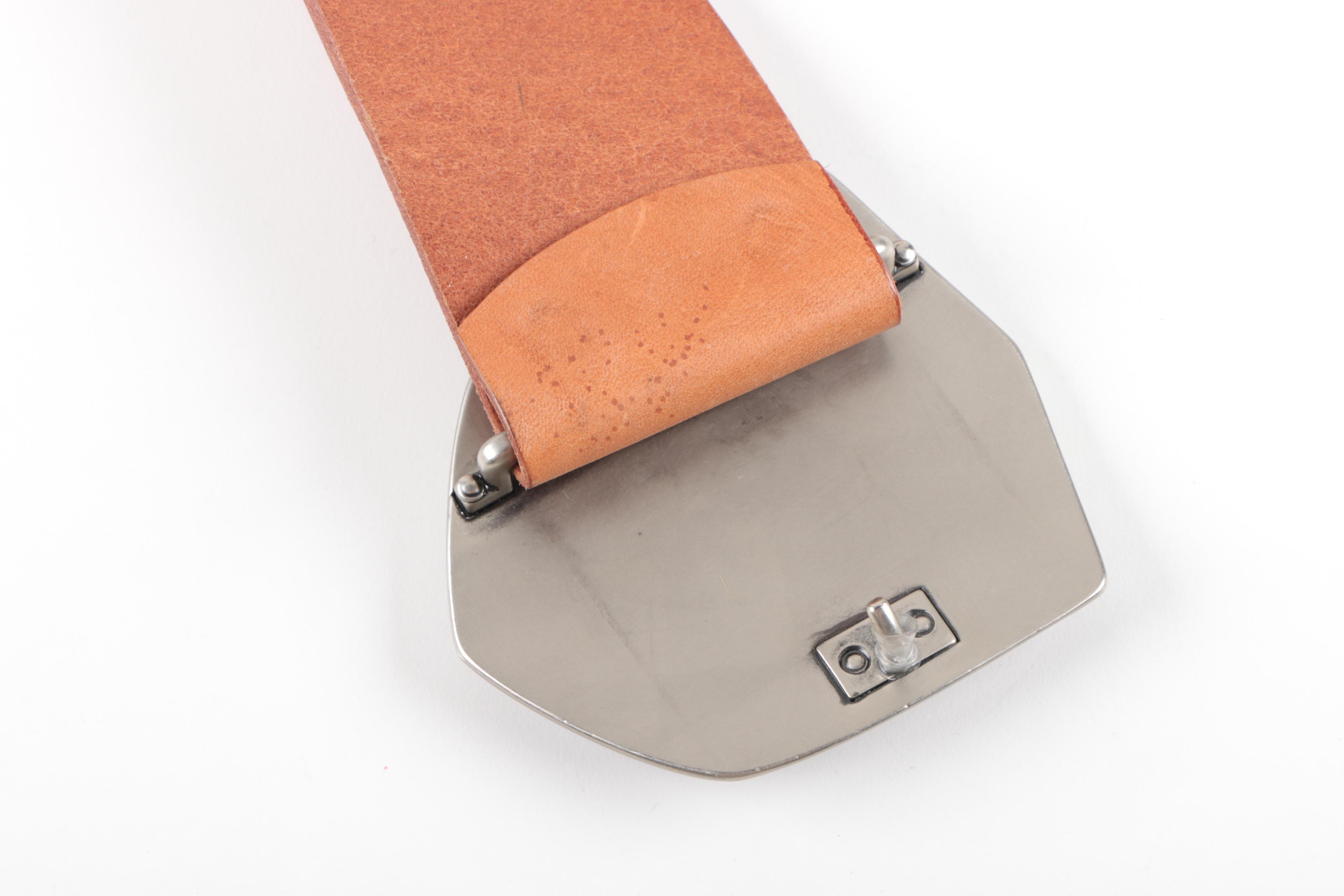 Ralph Lauren Rugby Leather Belt and Lee Imports Leather Stamp Holder