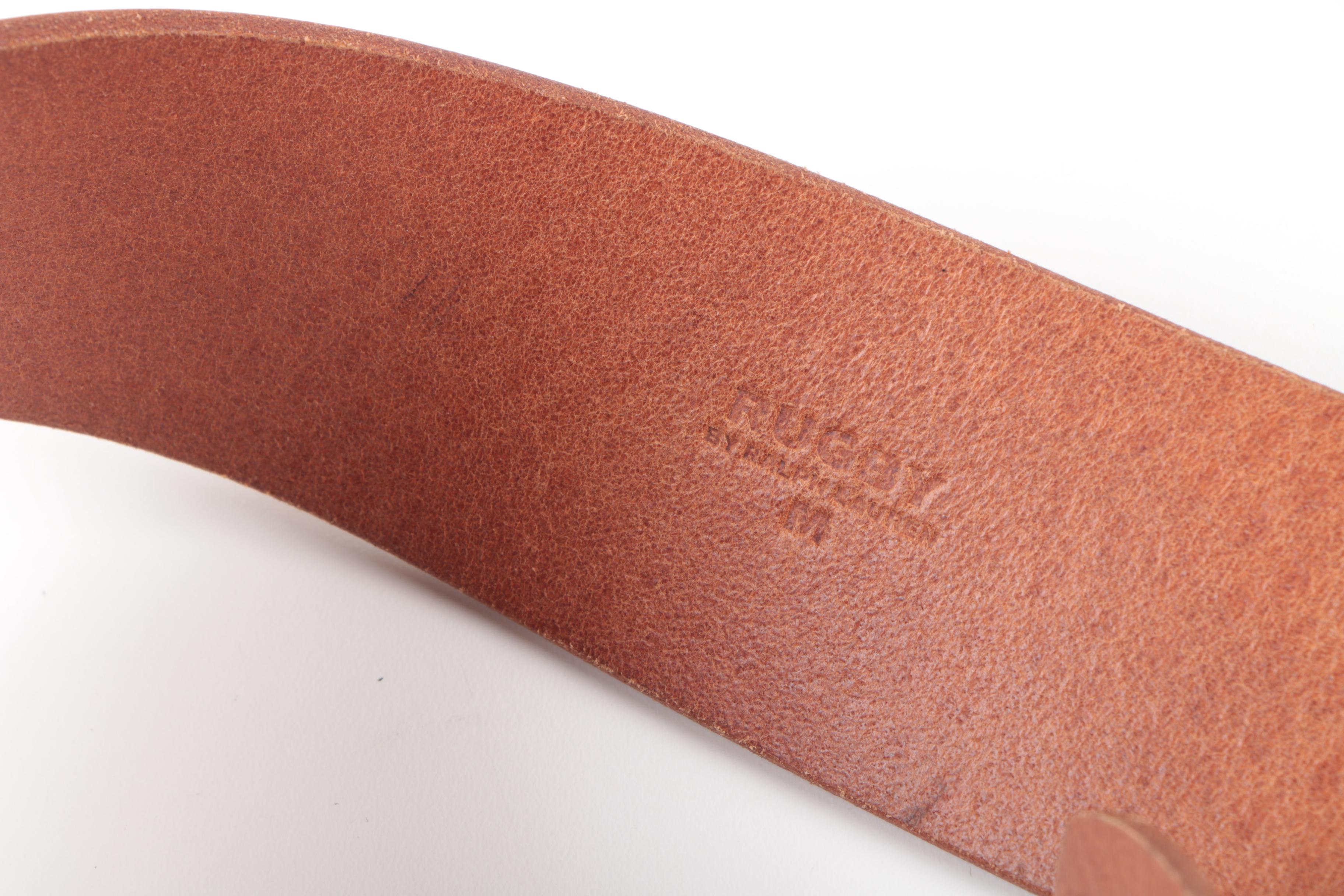 Ralph Lauren Rugby Leather Belt and Lee Imports Leather Stamp Holder