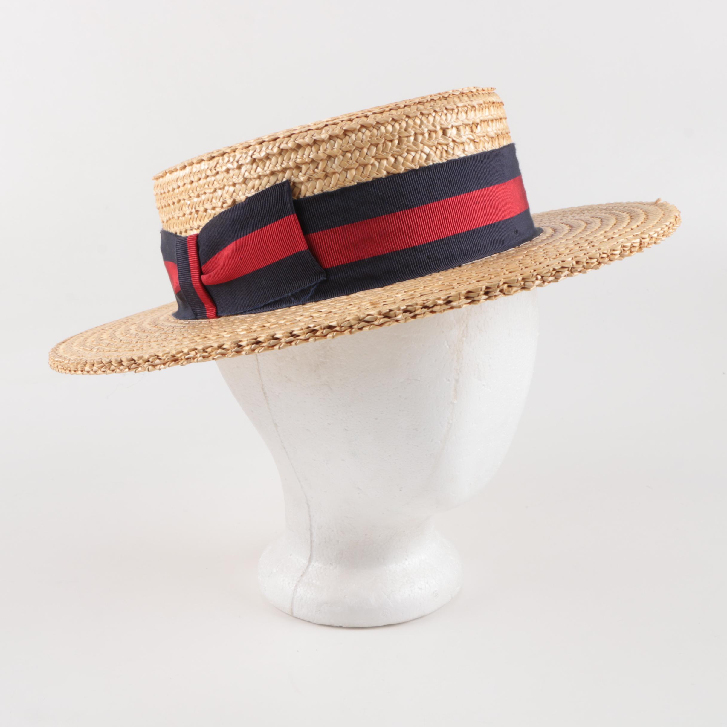 Ponte Rialto Italian Boater Hat