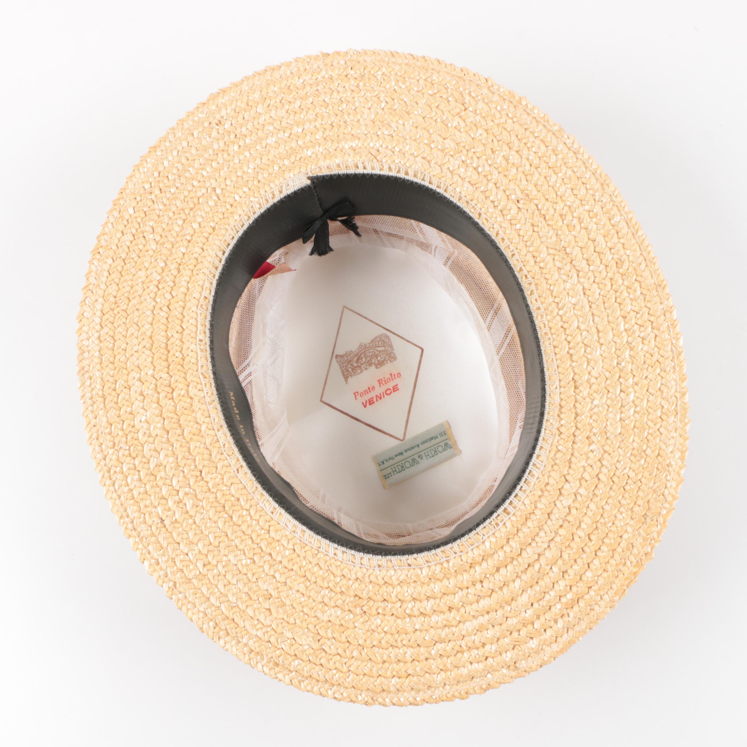 Ponte Rialto Italian Boater Hat