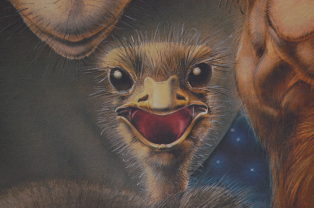 Vintage Cincinnati Zoo Poster after Lou Specker Illustration