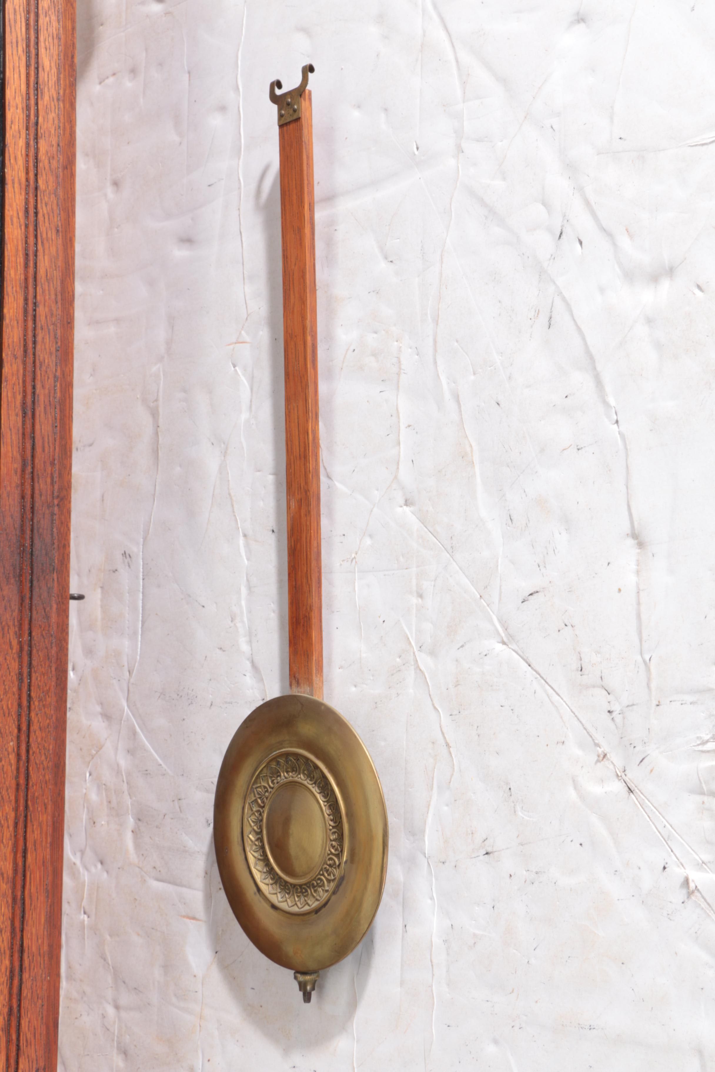 Ingraham Western Union Regulator Calendar Clock