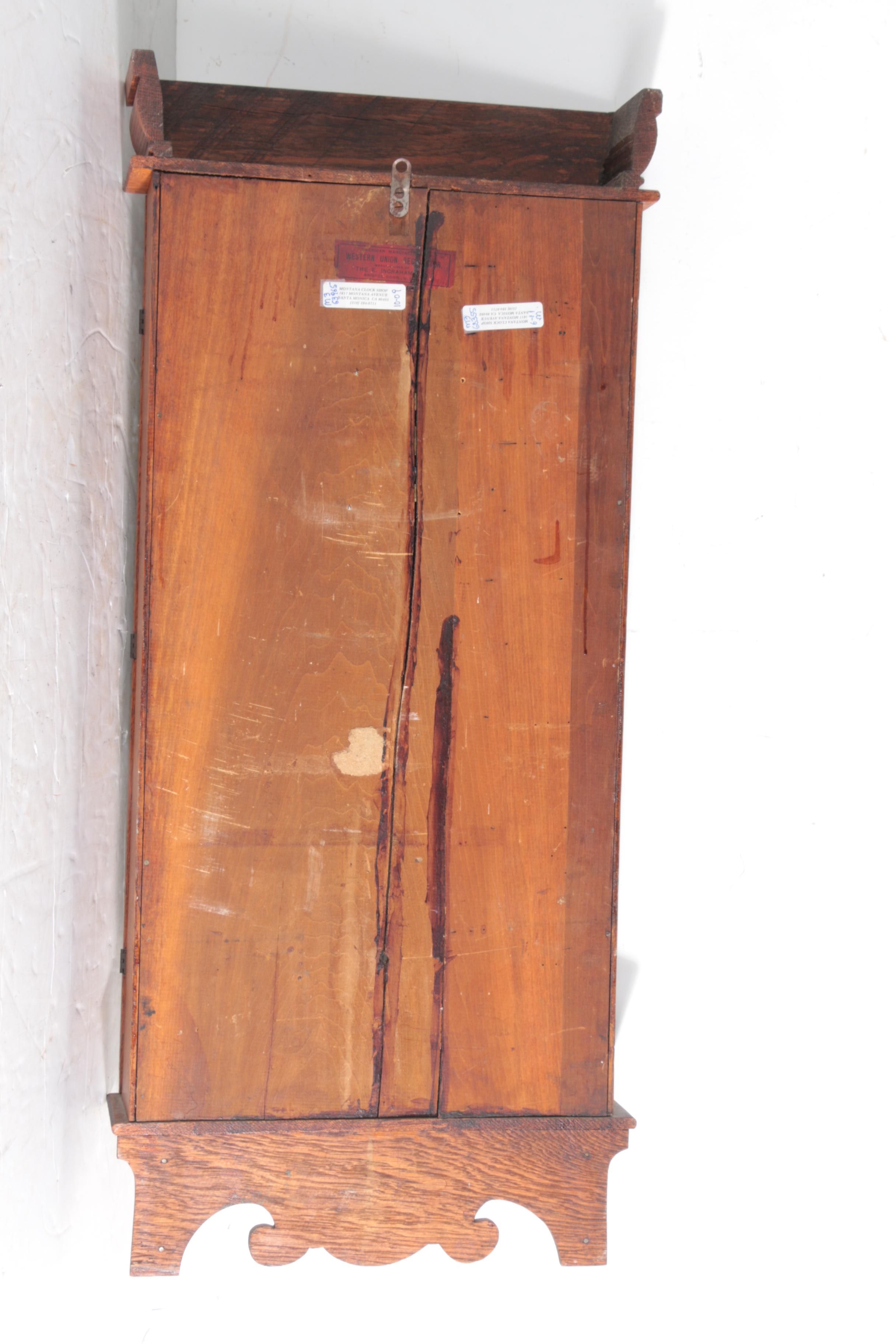 Ingraham Western Union Regulator Calendar Clock