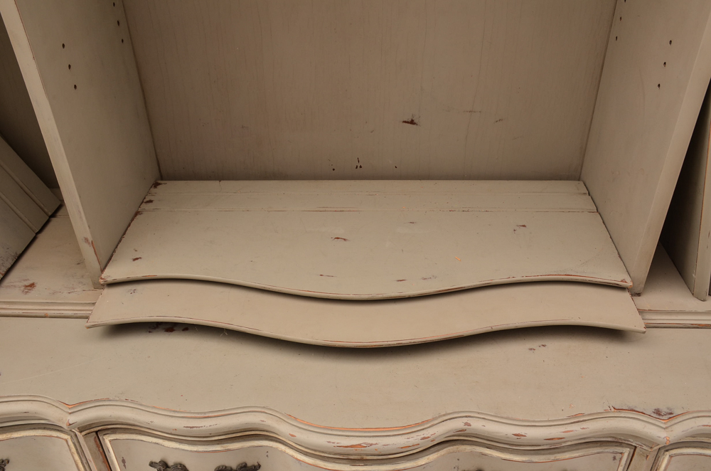 Vintage French Country Painted Cupboard