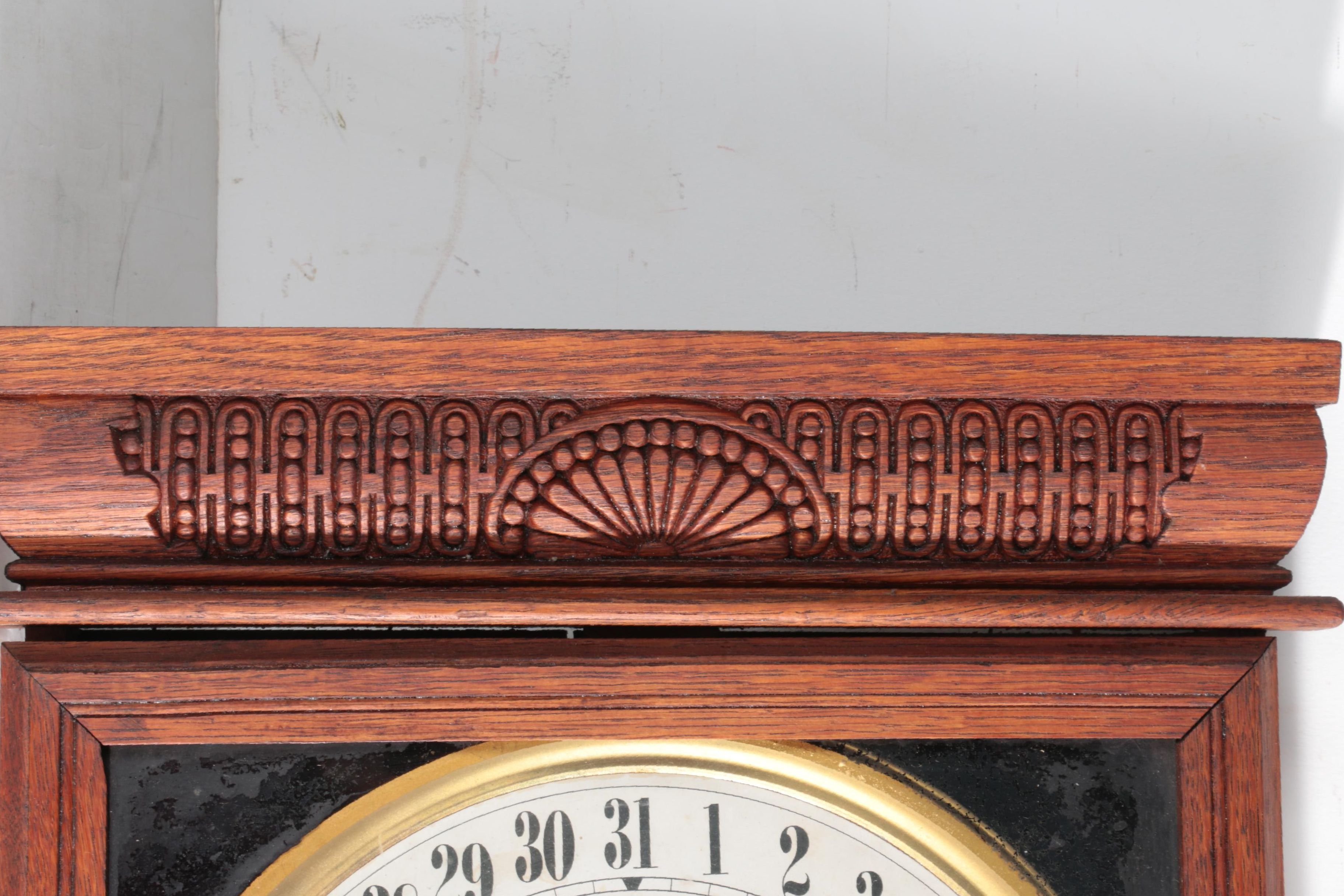 Ingraham Western Union Regulator Calendar Clock