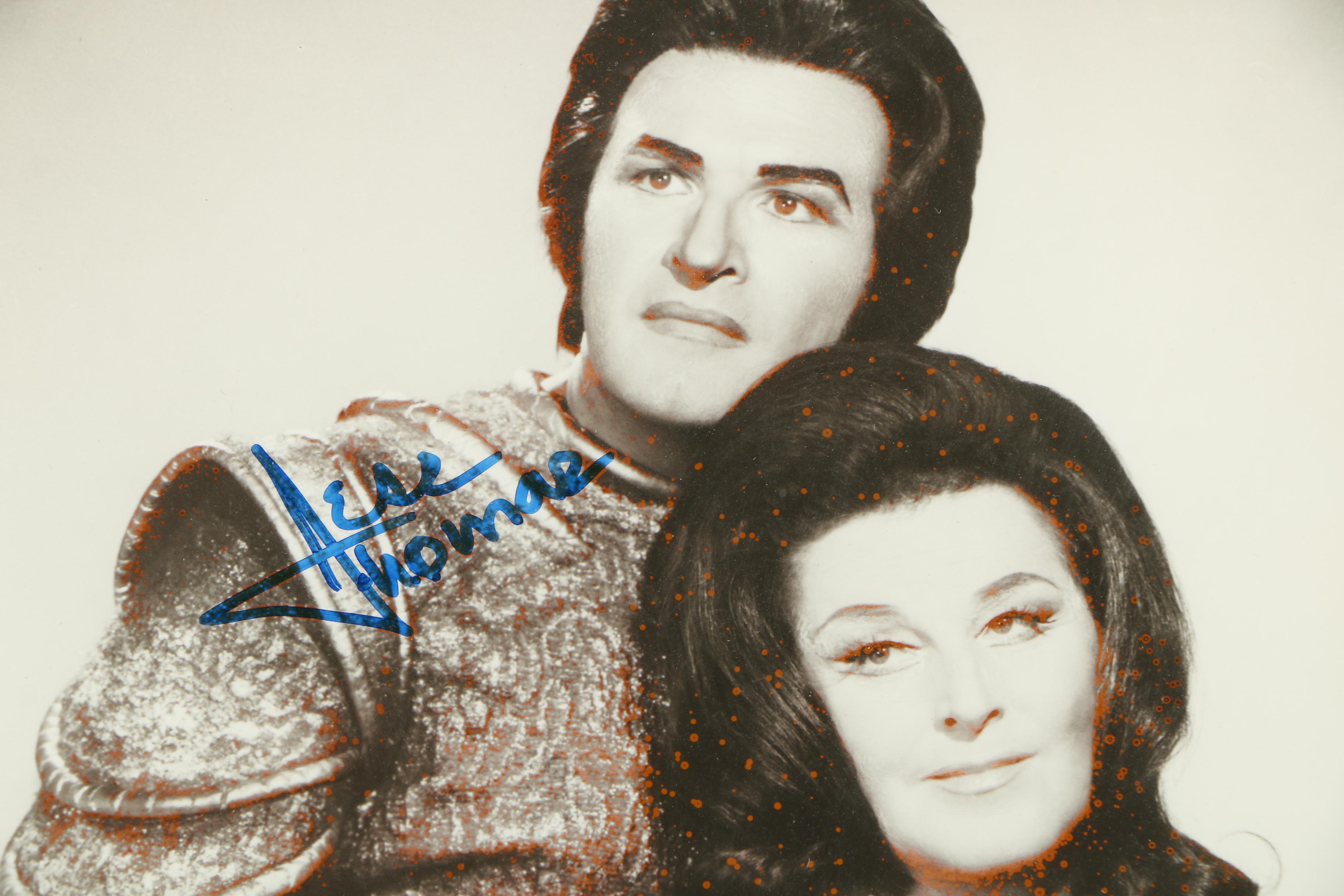 Jess Thomas and Birgit Nilsson Autographed Framed Metropolitan Opera Display
