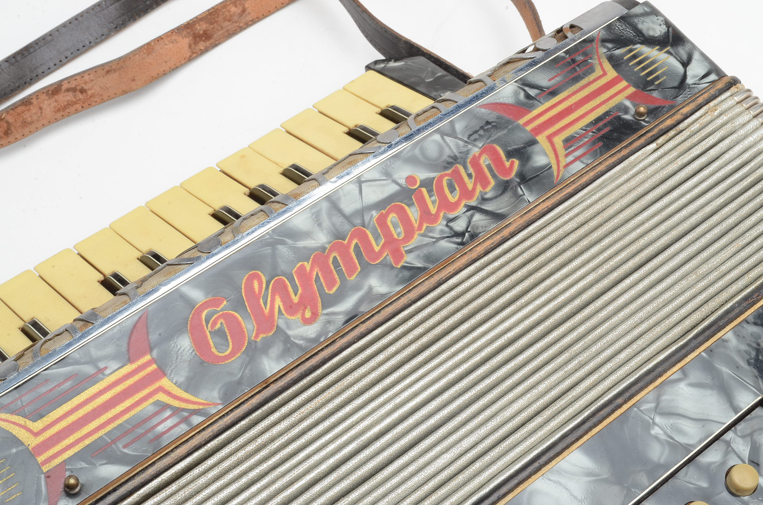 Vintage Olympian Squeeze Box Accordion