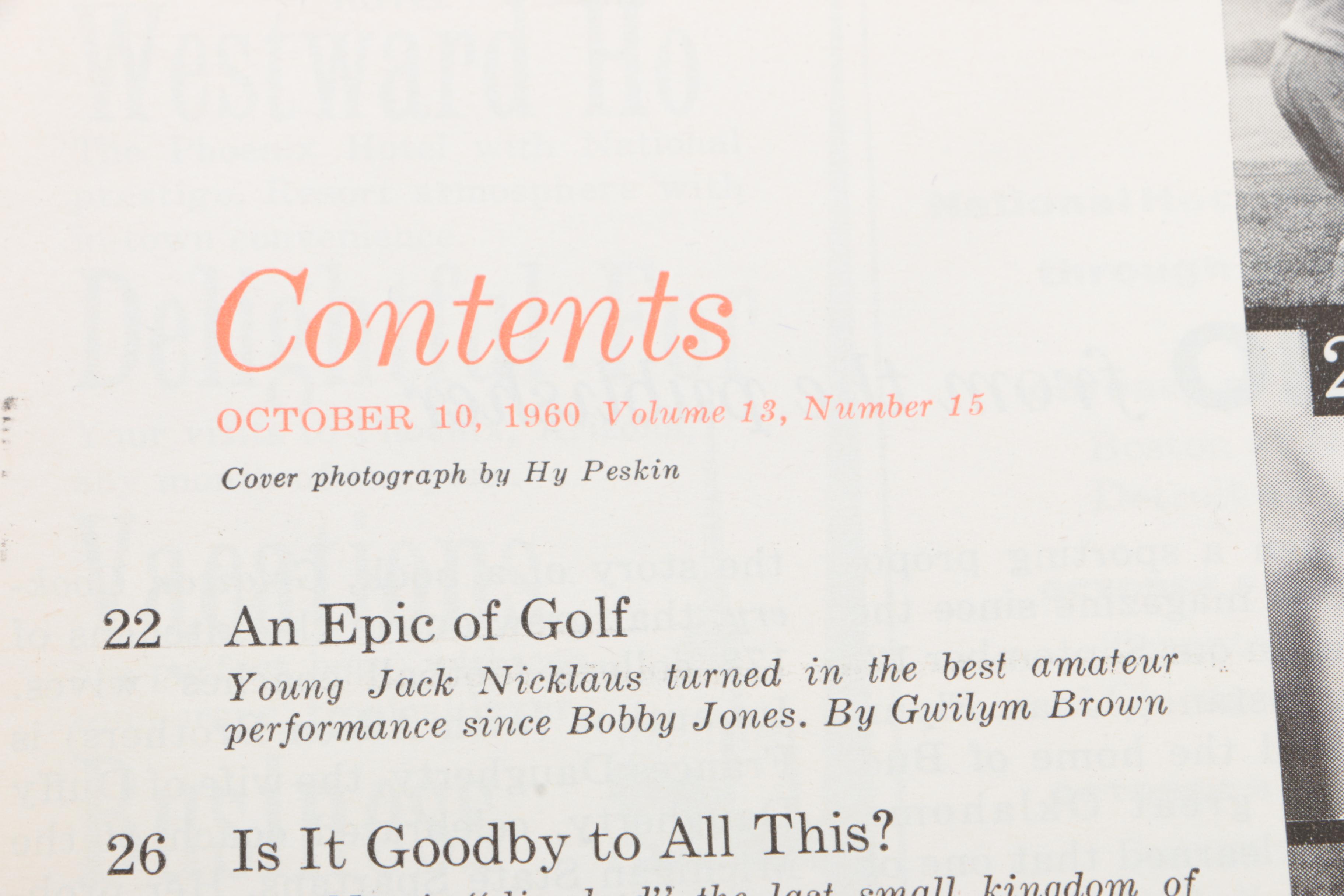 Collection of Vintage "Sports Illustrated" Magazines