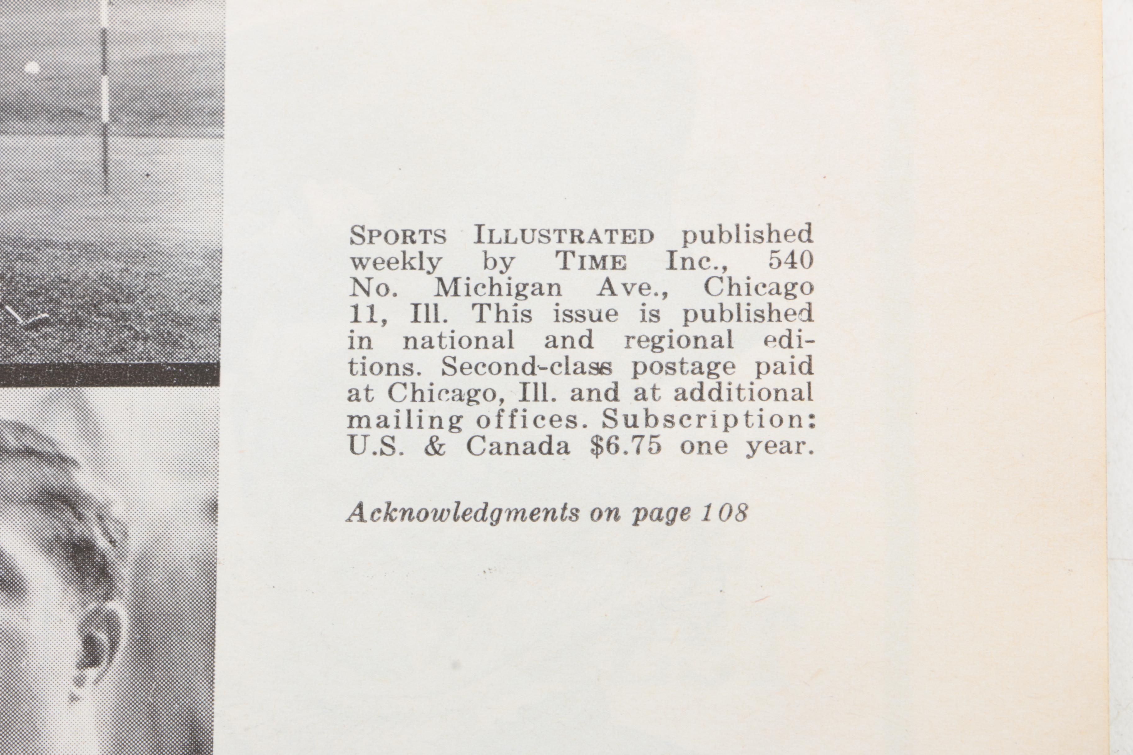 Collection of Vintage "Sports Illustrated" Magazines