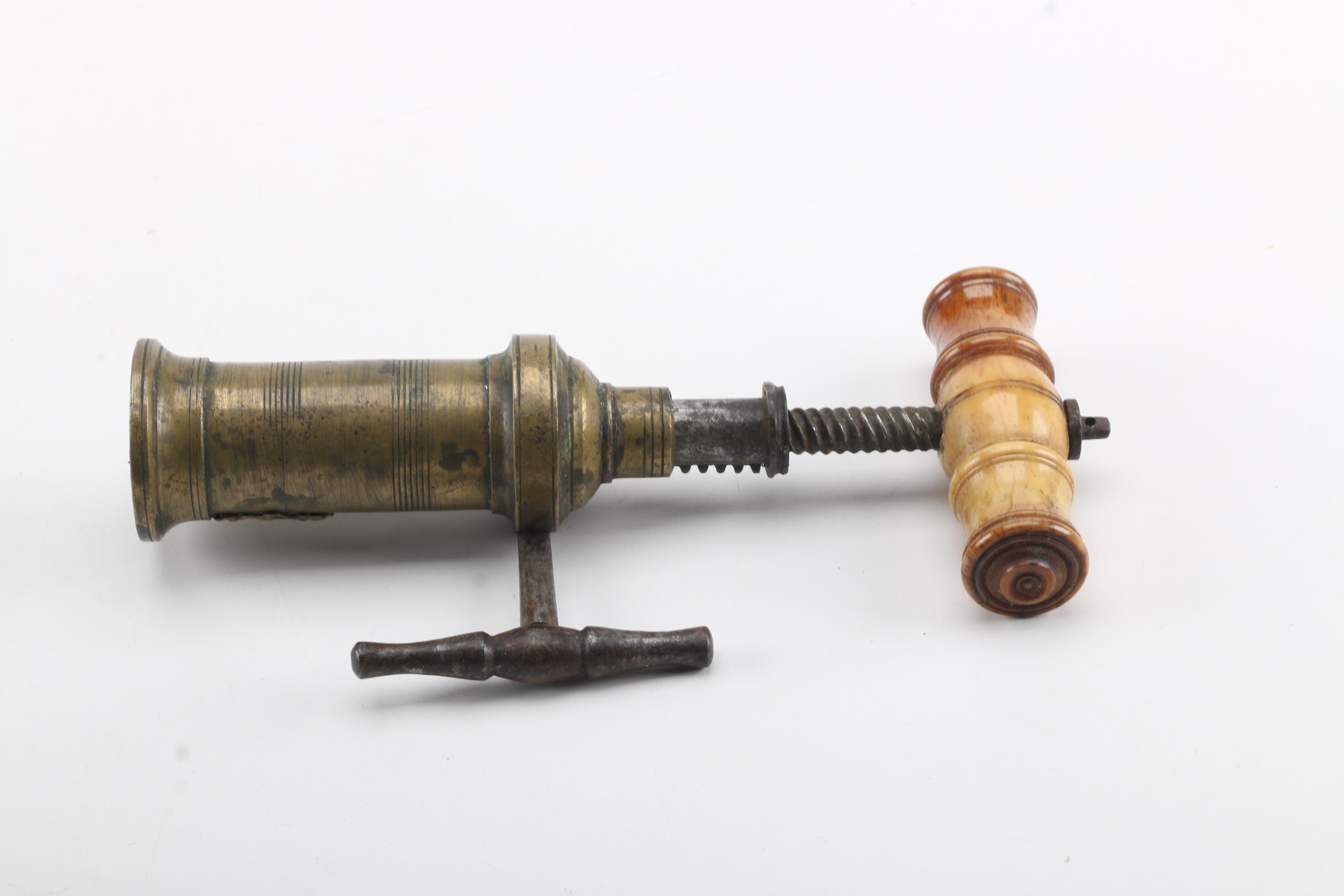 Vintage Brass Corkscrew