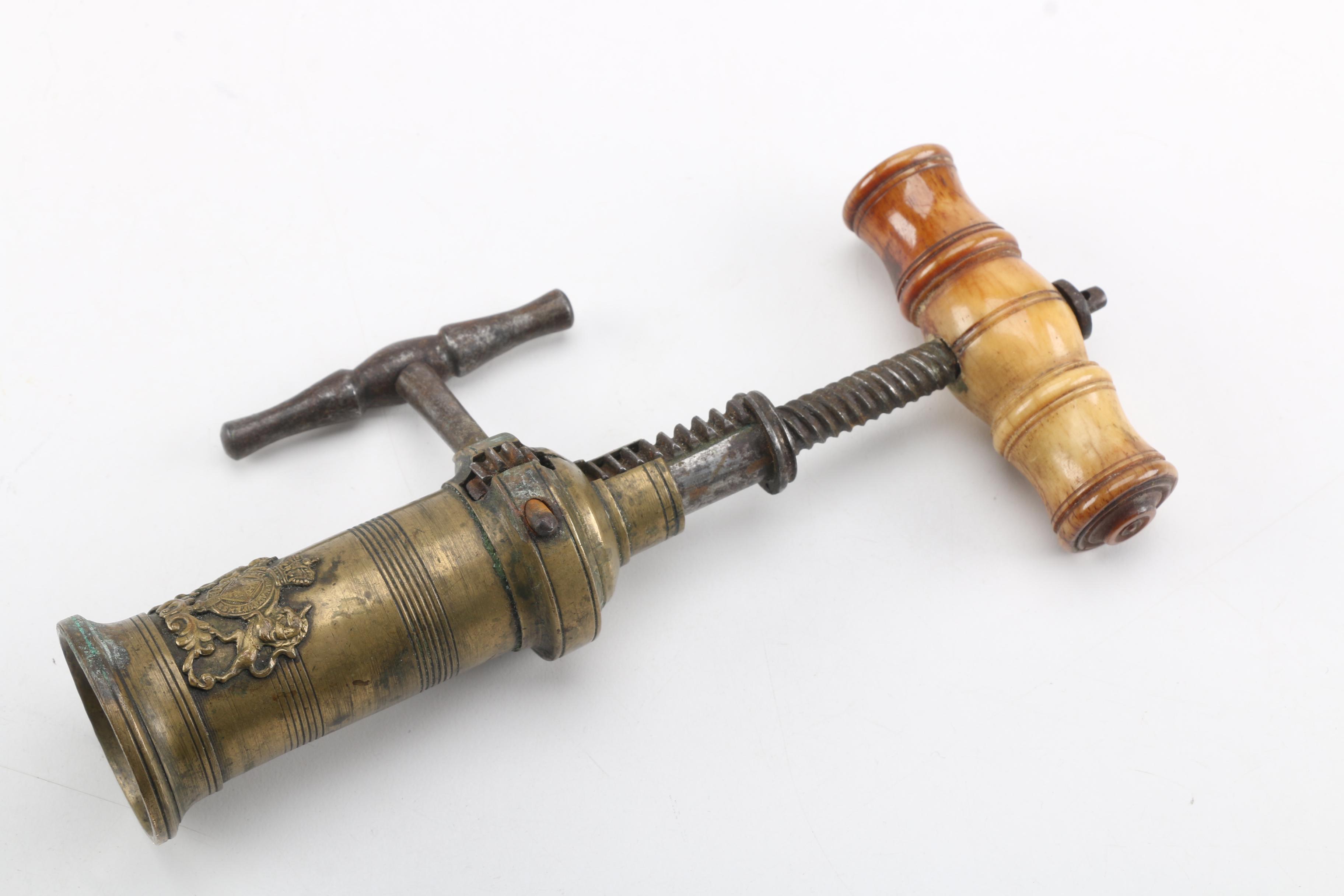 Vintage Brass Corkscrew