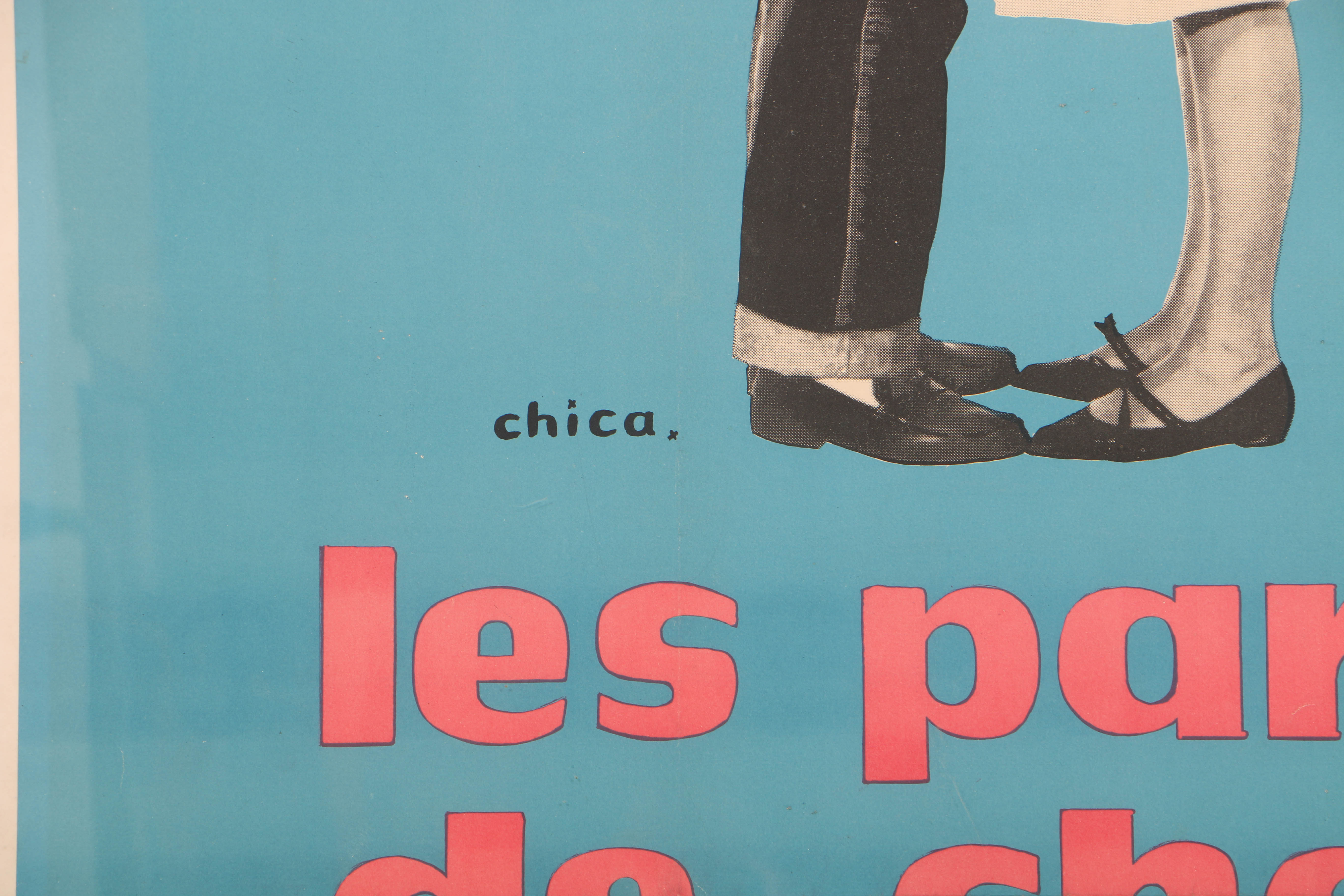 1964 "Les Parapluies de Cherbourg" Kiosk-Size French Movie Poster