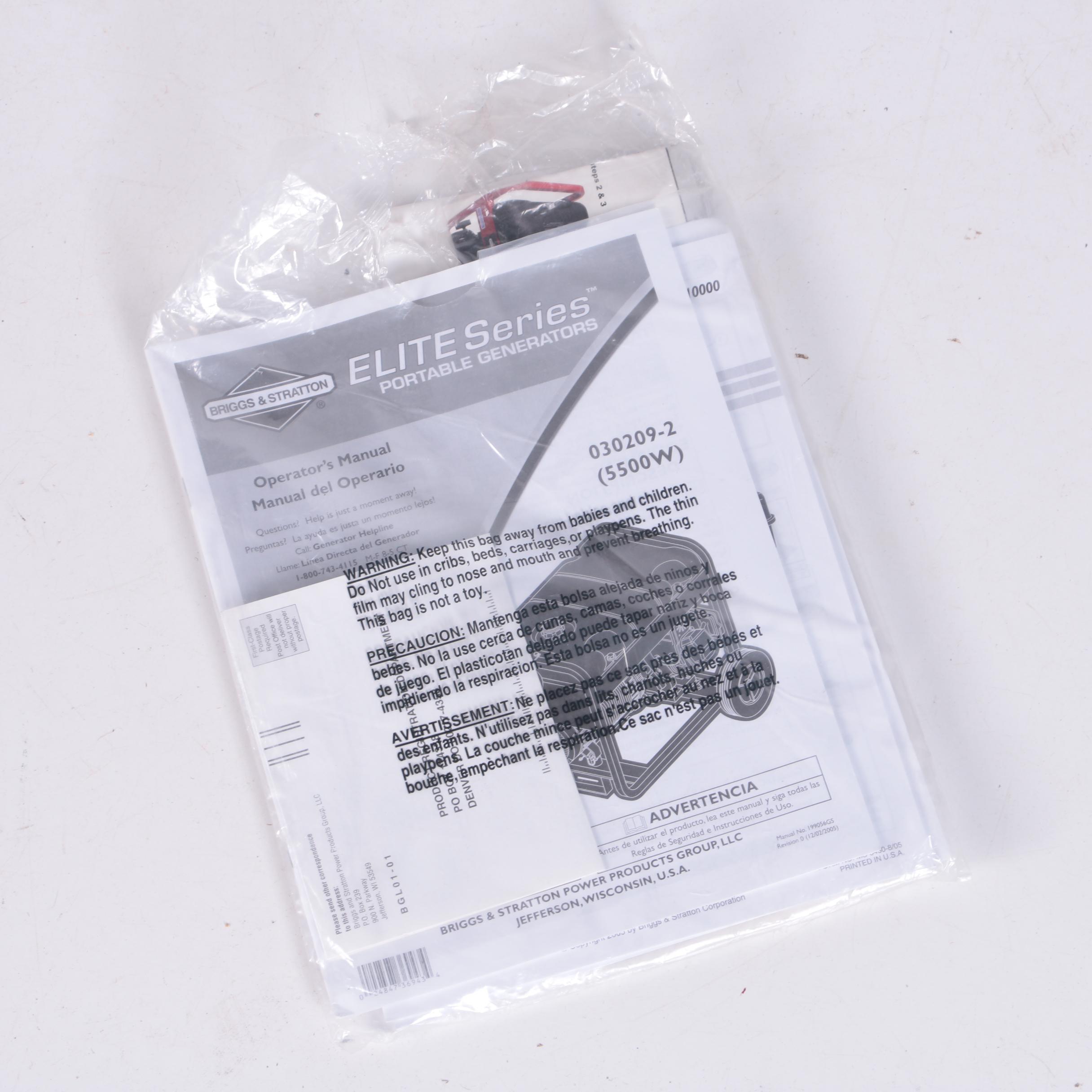 Briggs & Stratton Elite Series Portable Generator