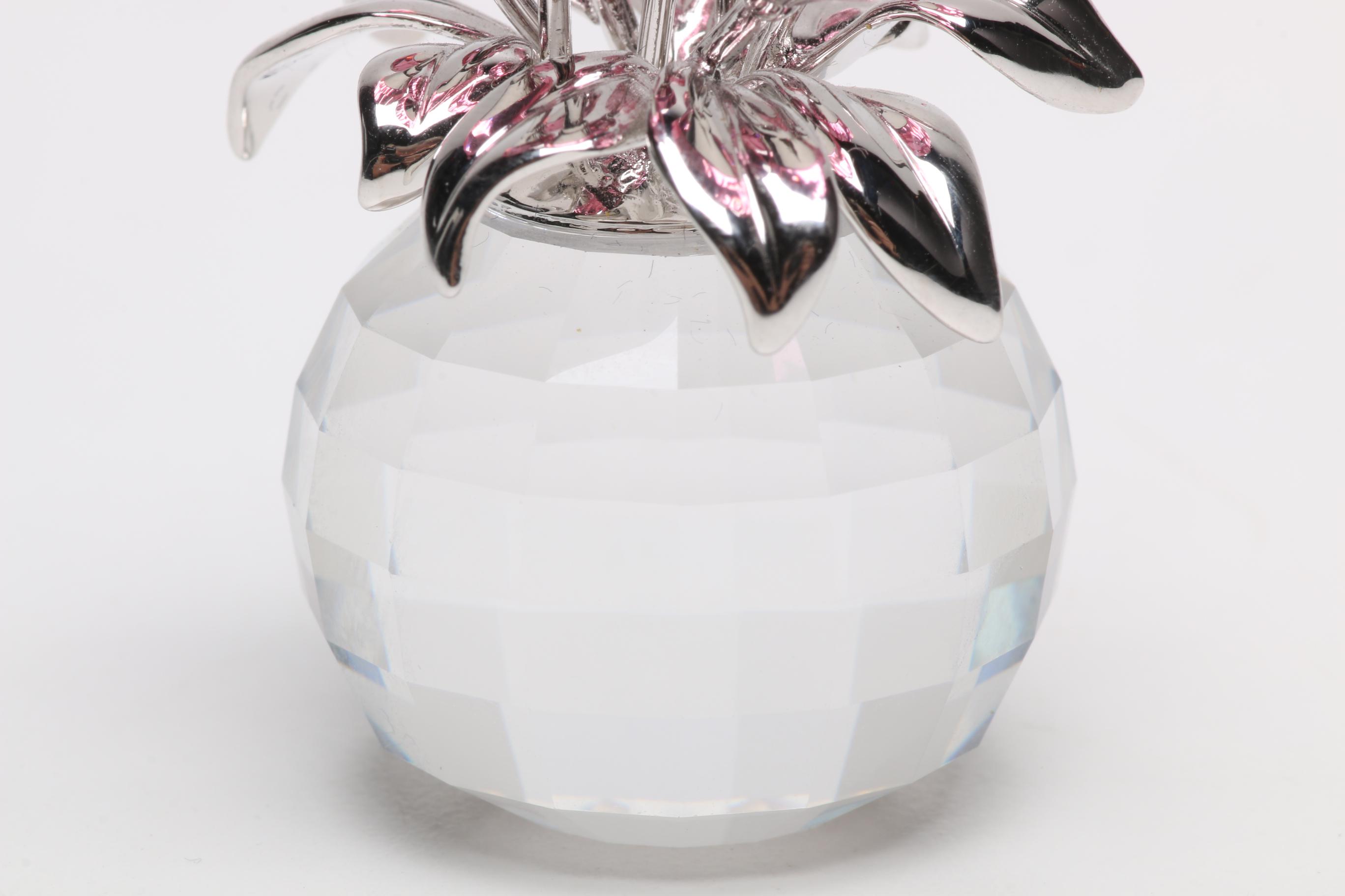 Swarovski Crystal Pink Tulip Bouquet