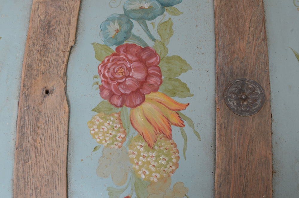 Vintage Hand-Painted Trunk