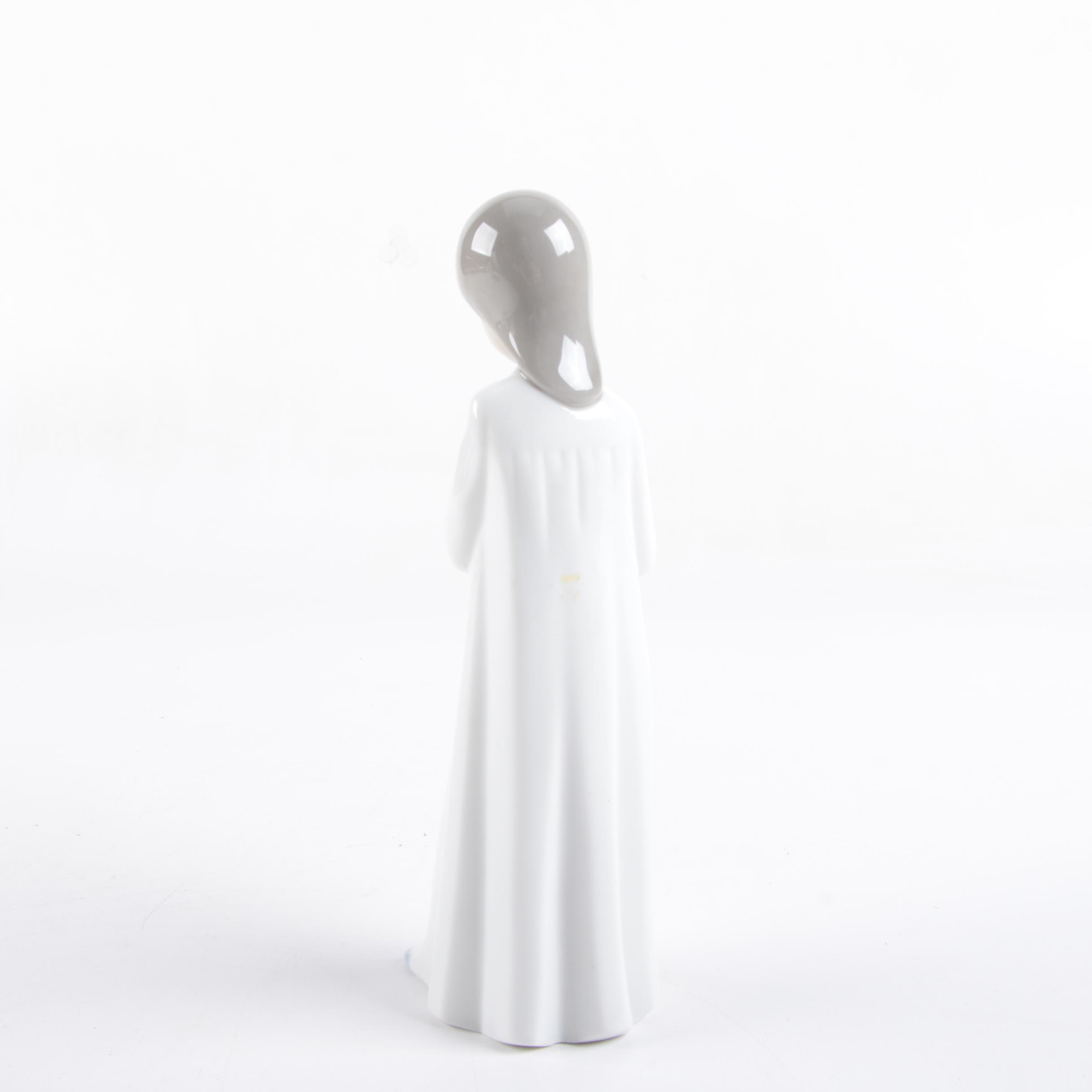 Vintage Lladro Nao "Girl Holding Candle" Figurine