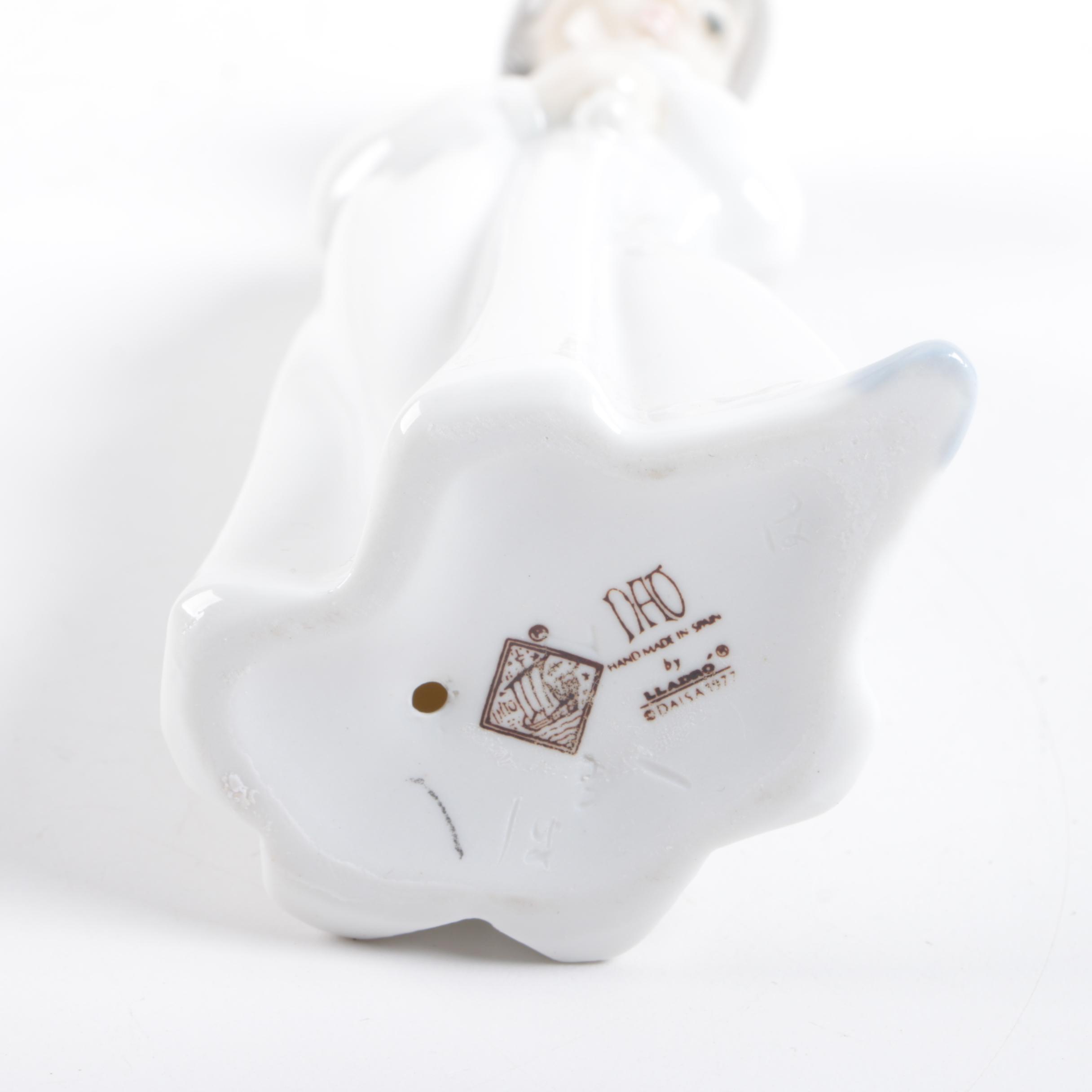 Vintage Lladro Nao "Girl Holding Candle" Figurine