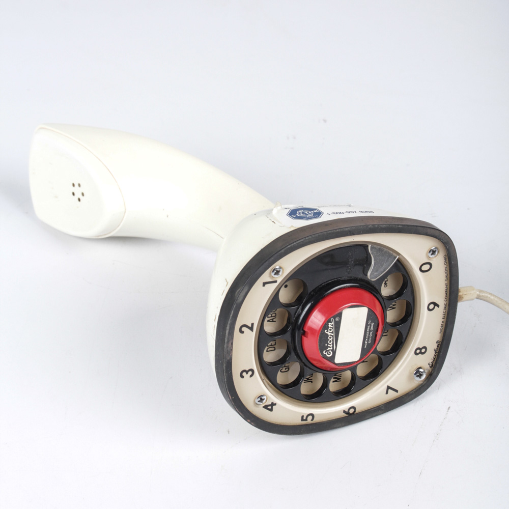 Vintage Ericofon Rotary Dial Telephone