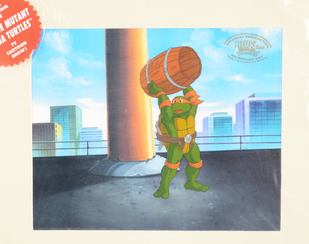 Michelangelo Teenage Mutant Ninja Turtles Animation Cels