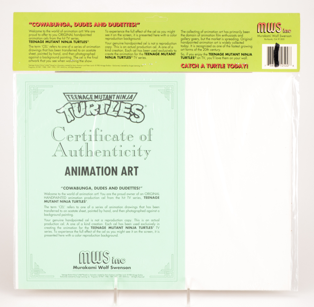 Michelangelo Teenage Mutant Ninja Turtles Animation Cels