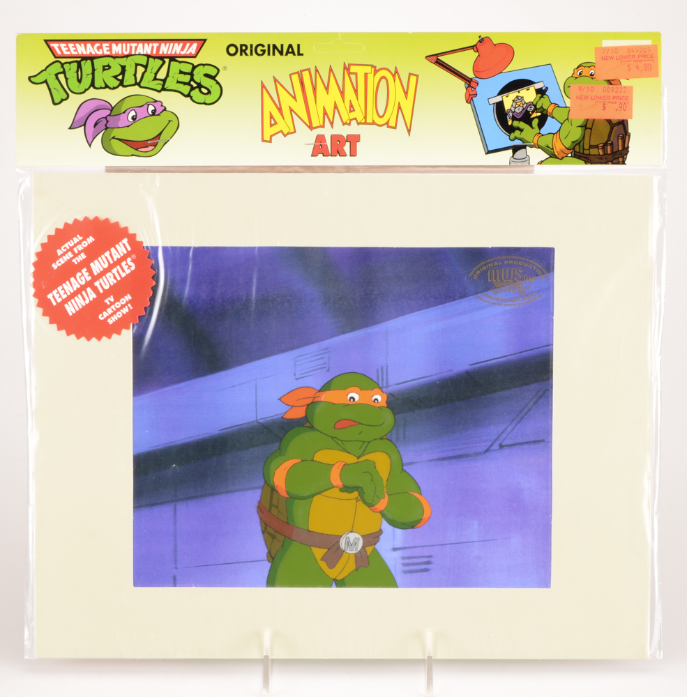 Michelangelo Teenage Mutant Ninja Turtles Animation Cels