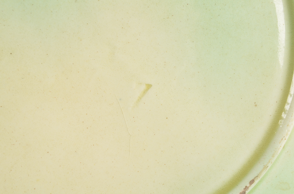 Antique Assorted Majolica Plates including Griffin, Smith & Hill