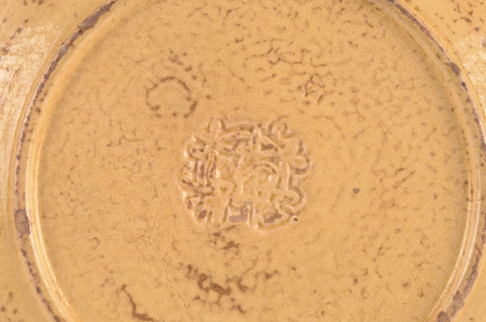 Antique Assorted Majolica Plates including Griffin, Smith & Hill