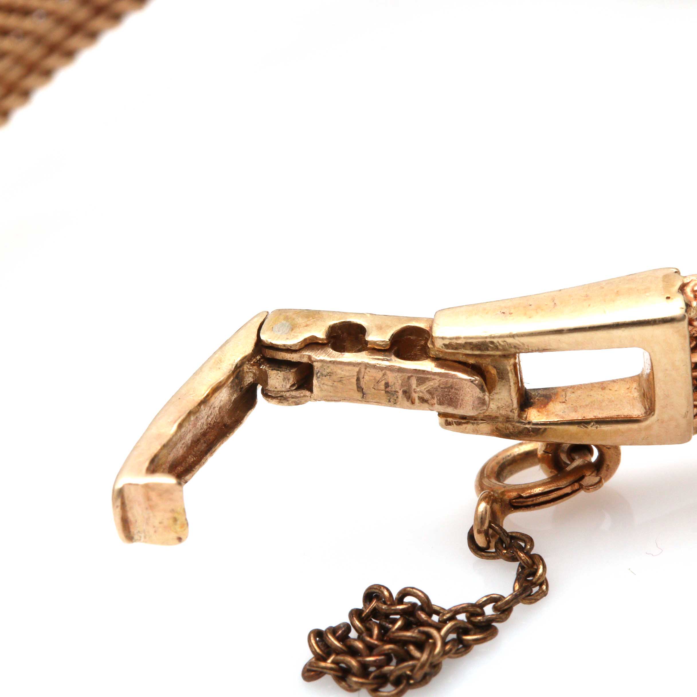 Elgin 14K Yellow Gold Diamond Watch