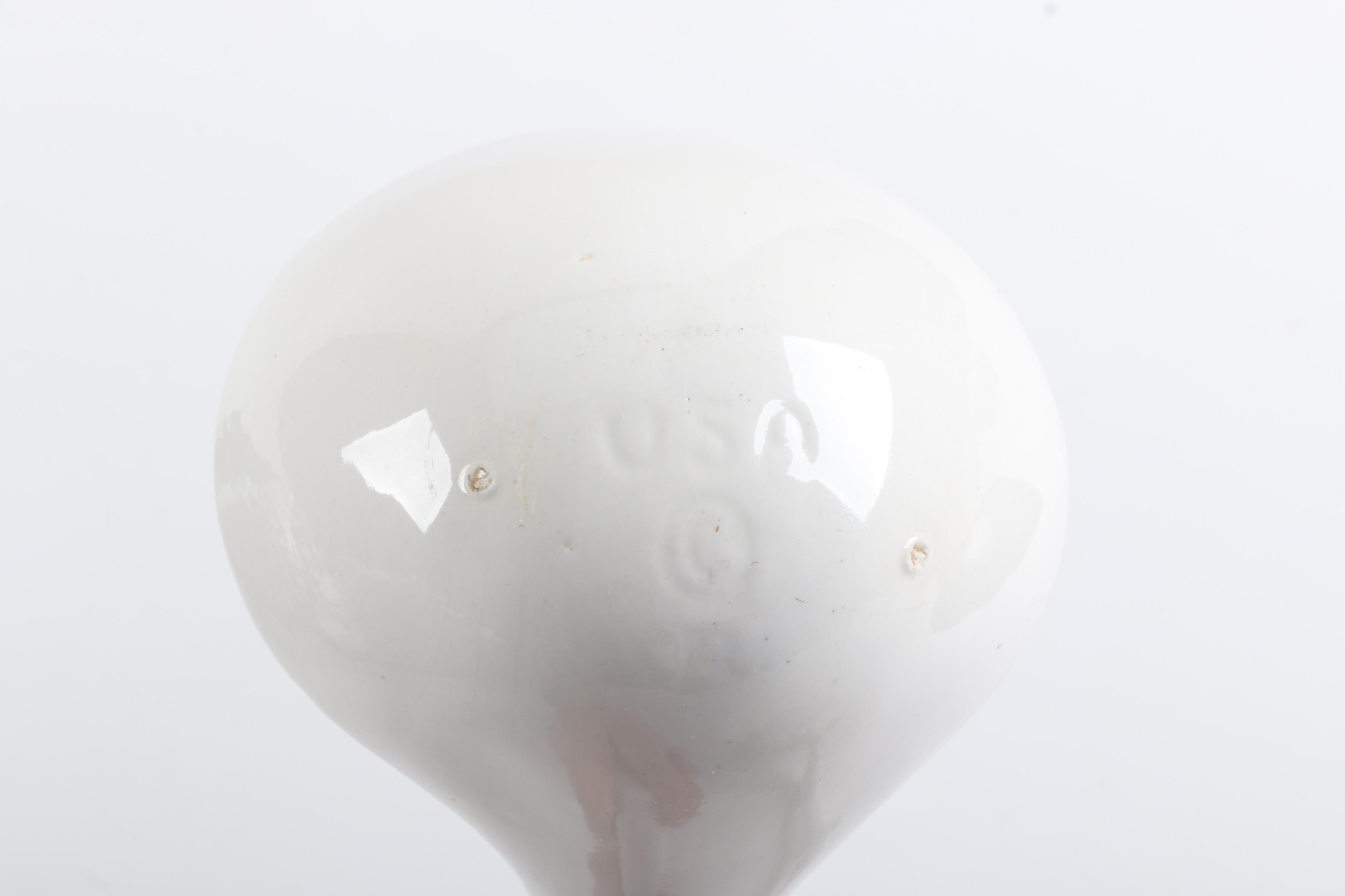 White Ceramic Ladle Pair