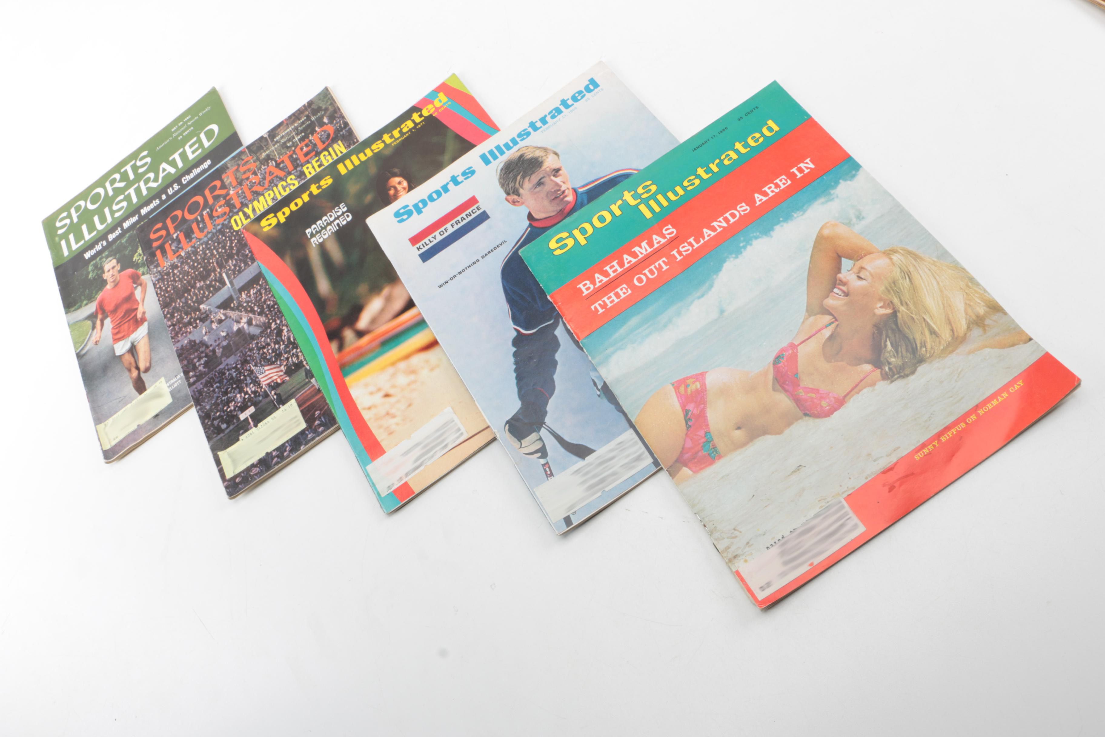 Collection of Vintage "Sports Illustrated" Magazines