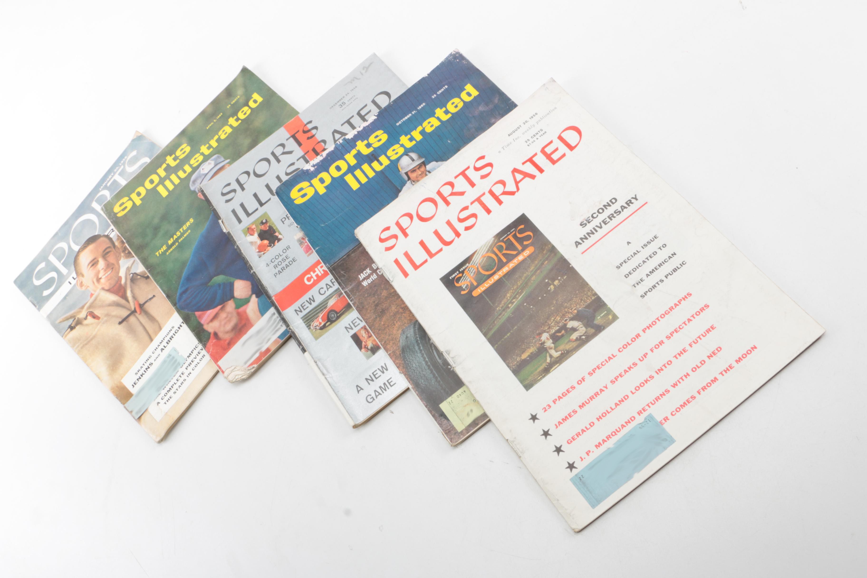 Collection of Vintage "Sports Illustrated" Magazines