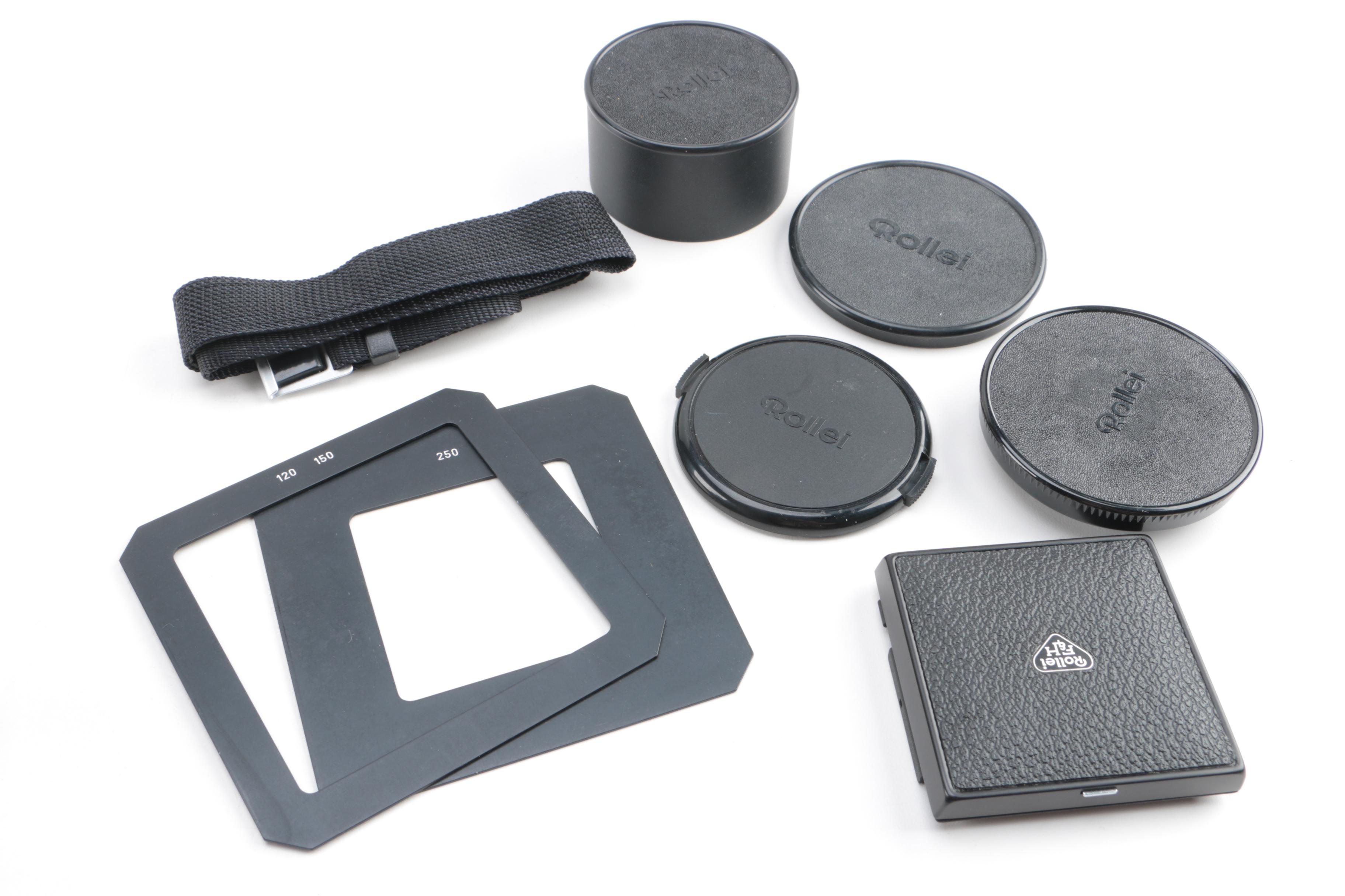 Vintage Rolleiflex SL66 SLR Camera with Accessories