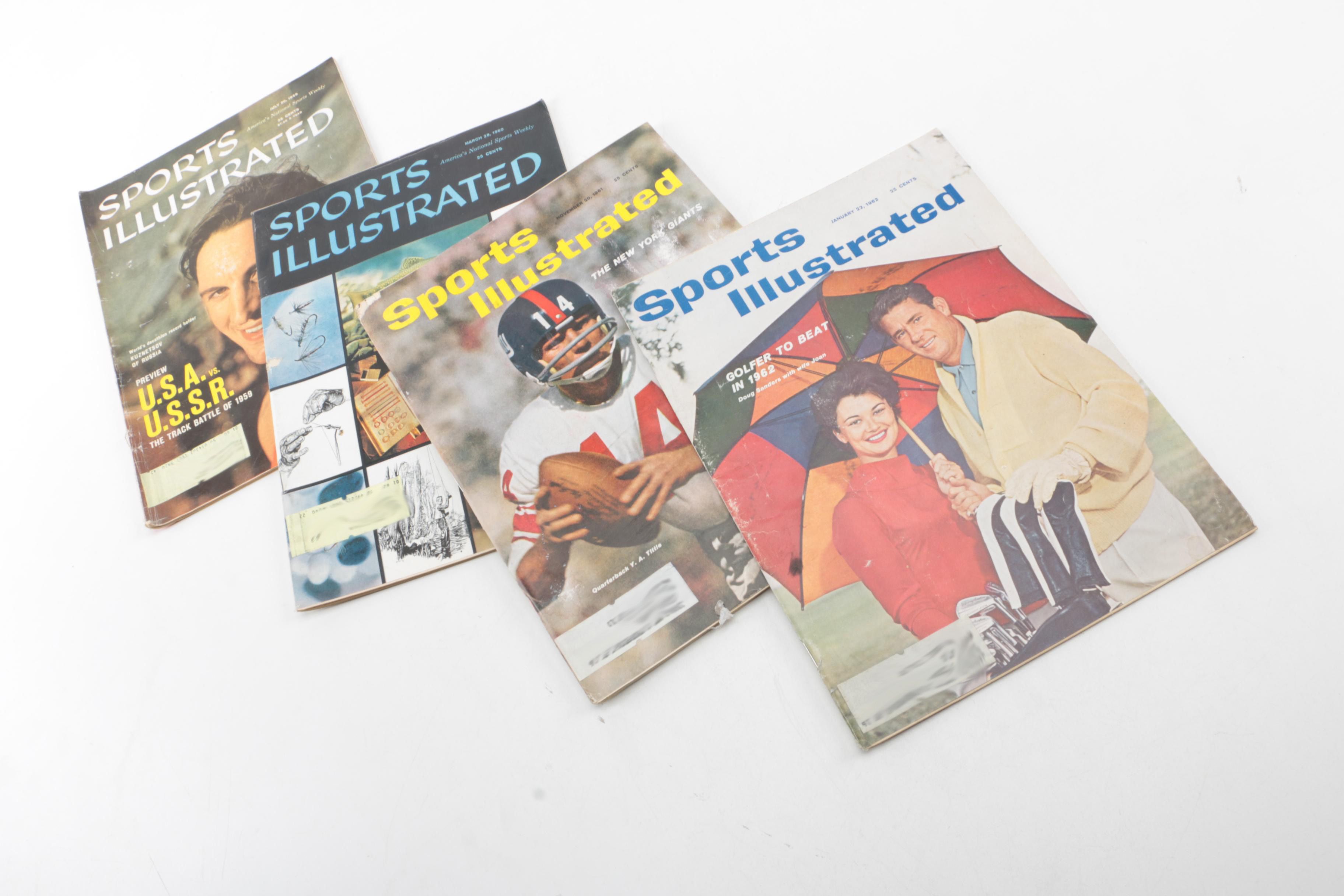 Collection of Vintage "Sports Illustrated" Magazines