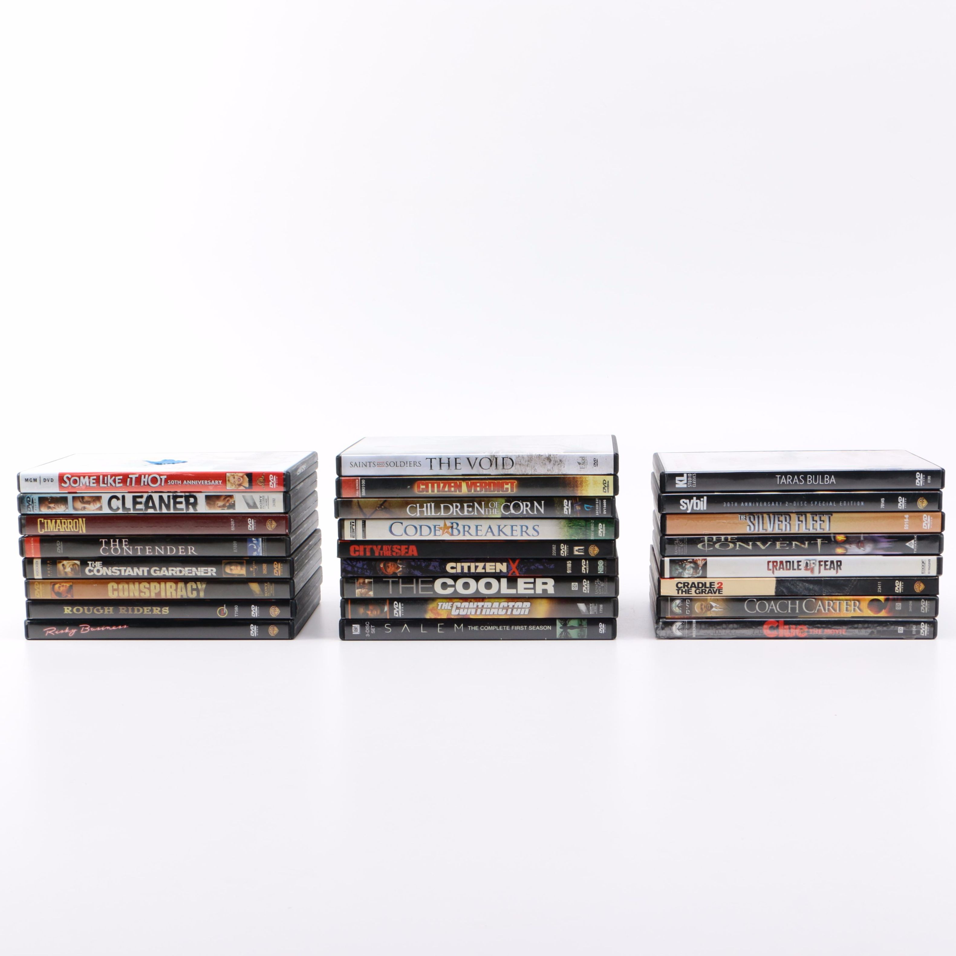 Assortment of DVDs Featuring "Some Like It Hot"