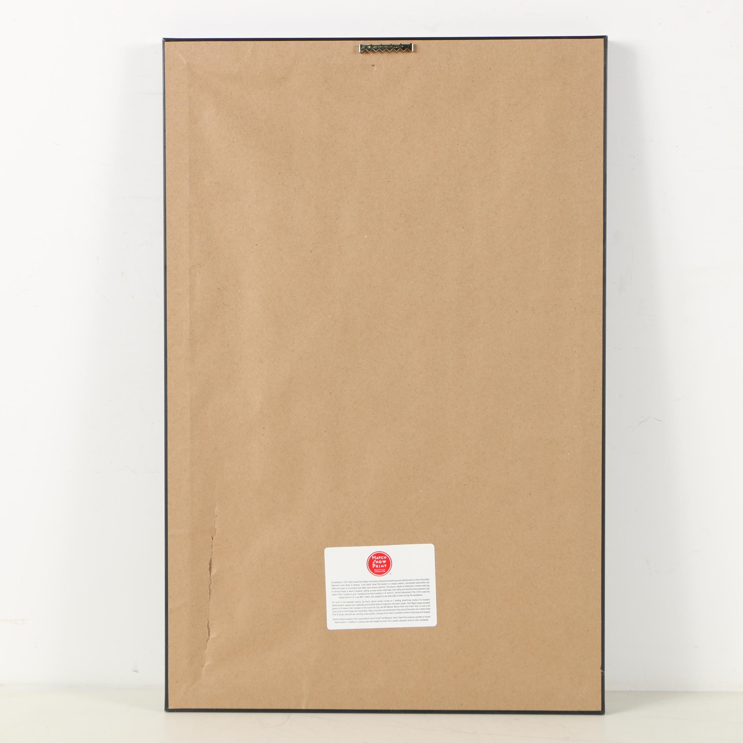 Hatch Show Print Posters Featuring Johnny Cash and Patsy Cline