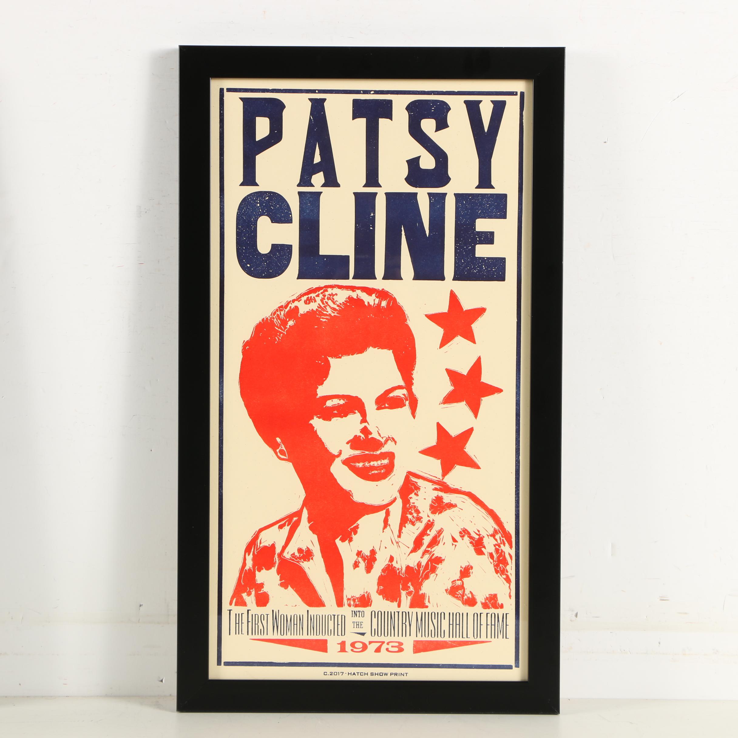 Hatch Show Print Posters Featuring Johnny Cash and Patsy Cline